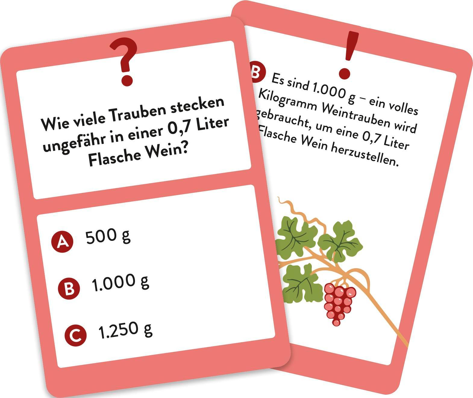 Beispielinhalt (Bild) Wein Wissens-Quiz