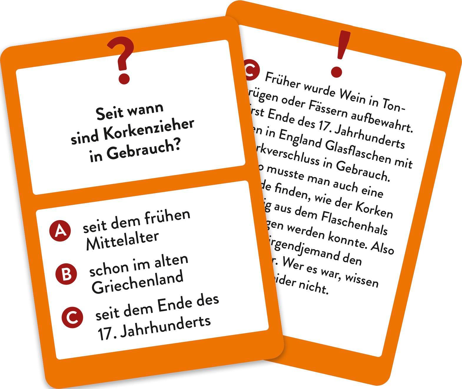 Beispielinhalt (Bild) Wein Wissens-Quiz