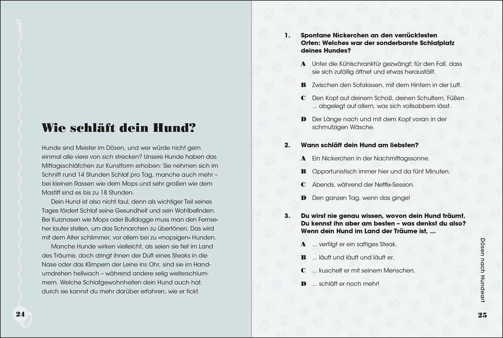 Beispielinhalt (Bild) Wuff - Wie gut kennst du deinen Hund?.