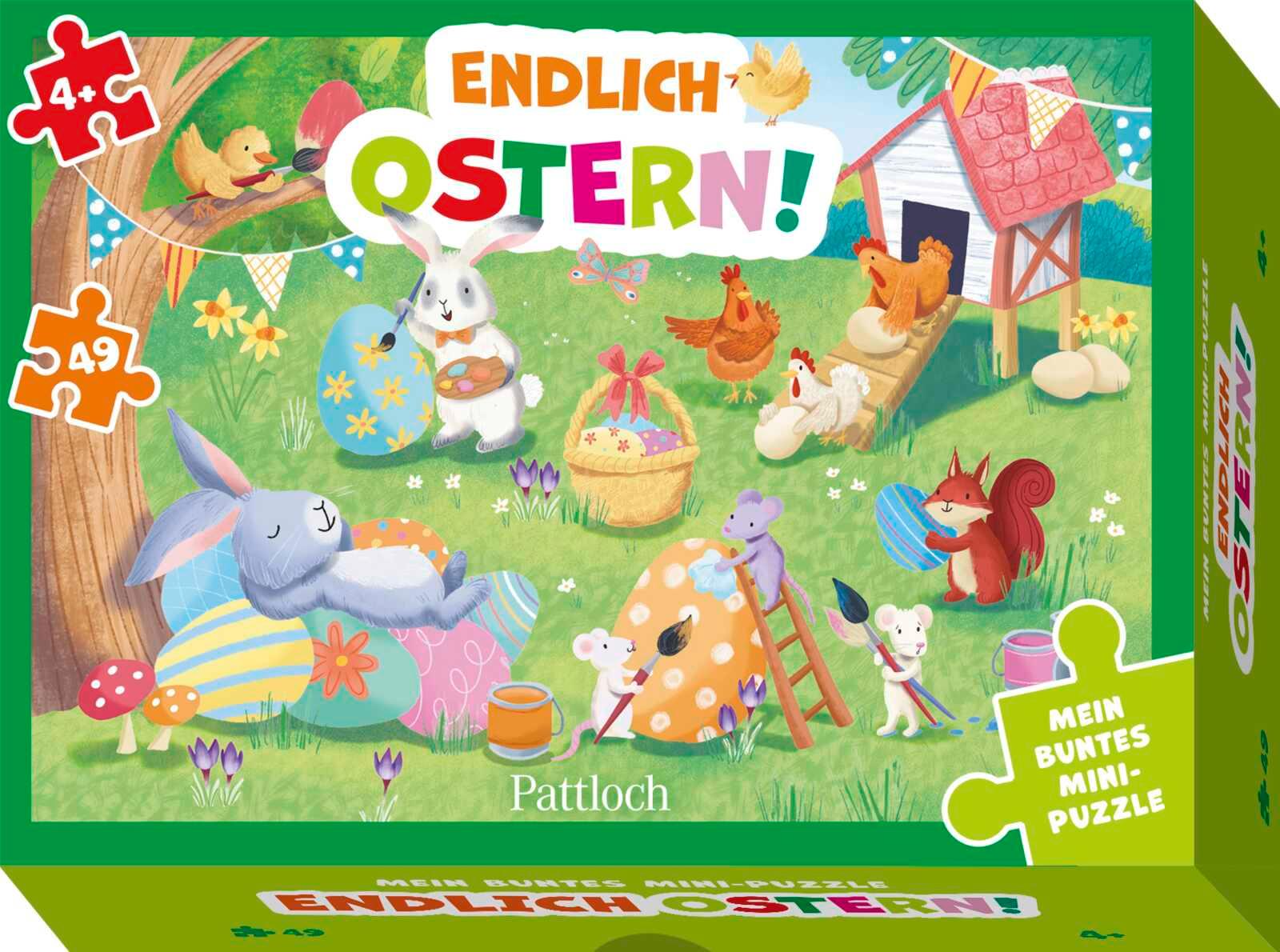 Vorderes Coverbild Mein buntes Mini-Puzzle - Endlich Ostern!