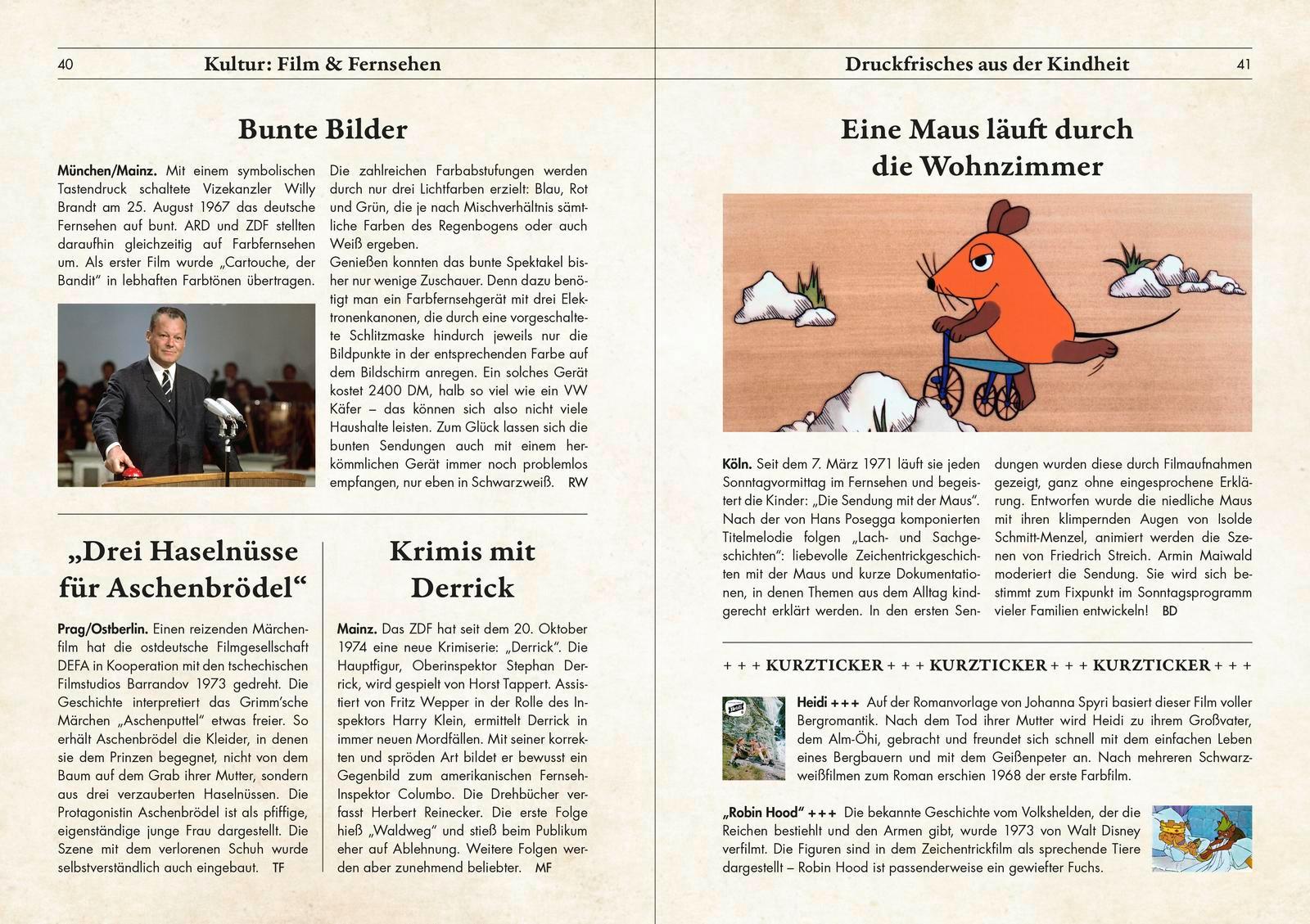 Beispielinhalt (Bild) 1965 - Geburtstagskurier