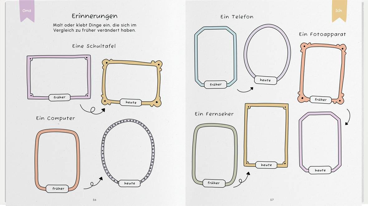 Beispielinhalt (Bild) Oma und ich