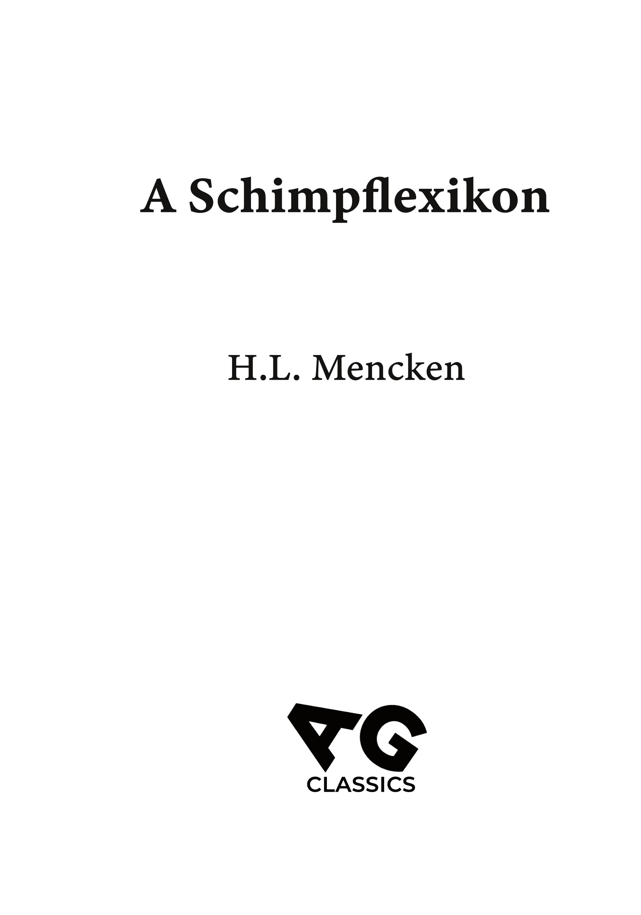 Vorderes Coverbild A Schimpflexikon