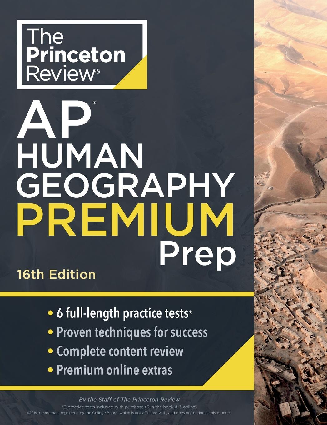 Vorderes Coverbild Princeton Review AP Human Geography Premium Prep, 16th Edition