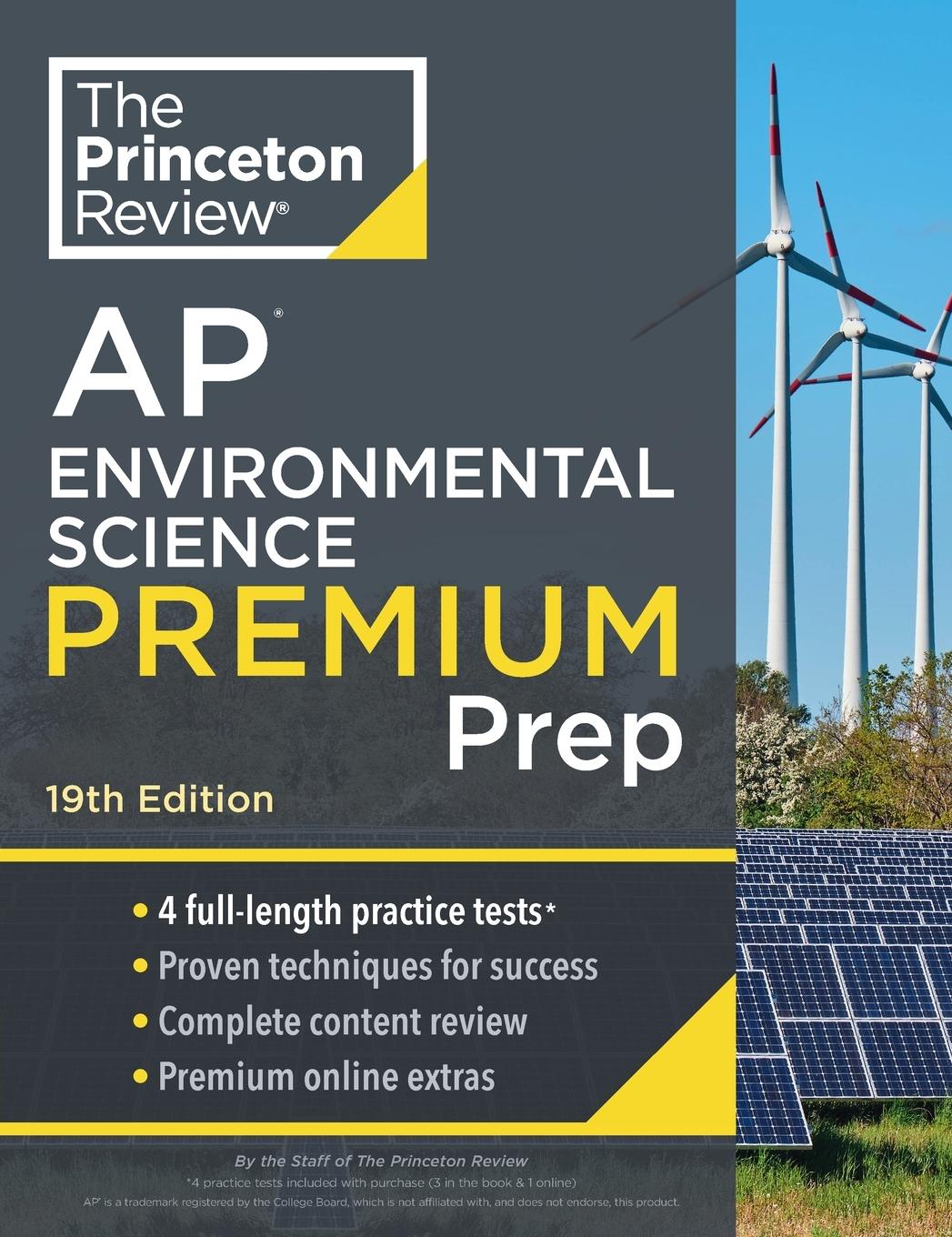 Vorderes Coverbild Princeton Review AP Environmental Science Premium Prep, 19th Edition