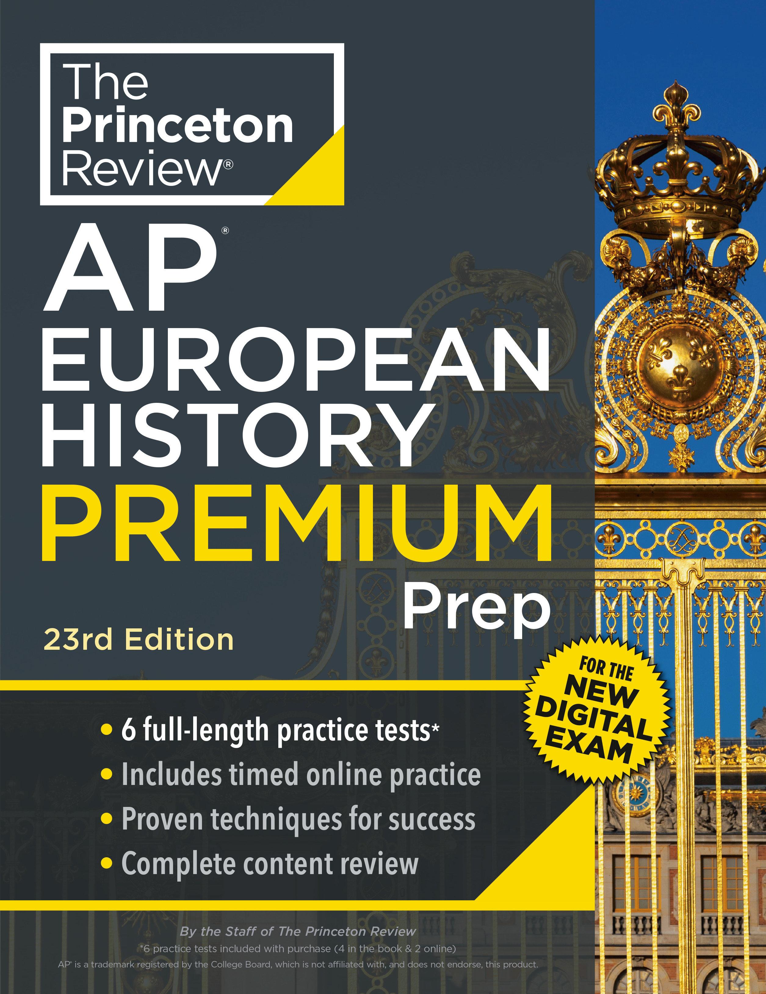 Vorderes Coverbild Princeton Review AP European History Premium Prep