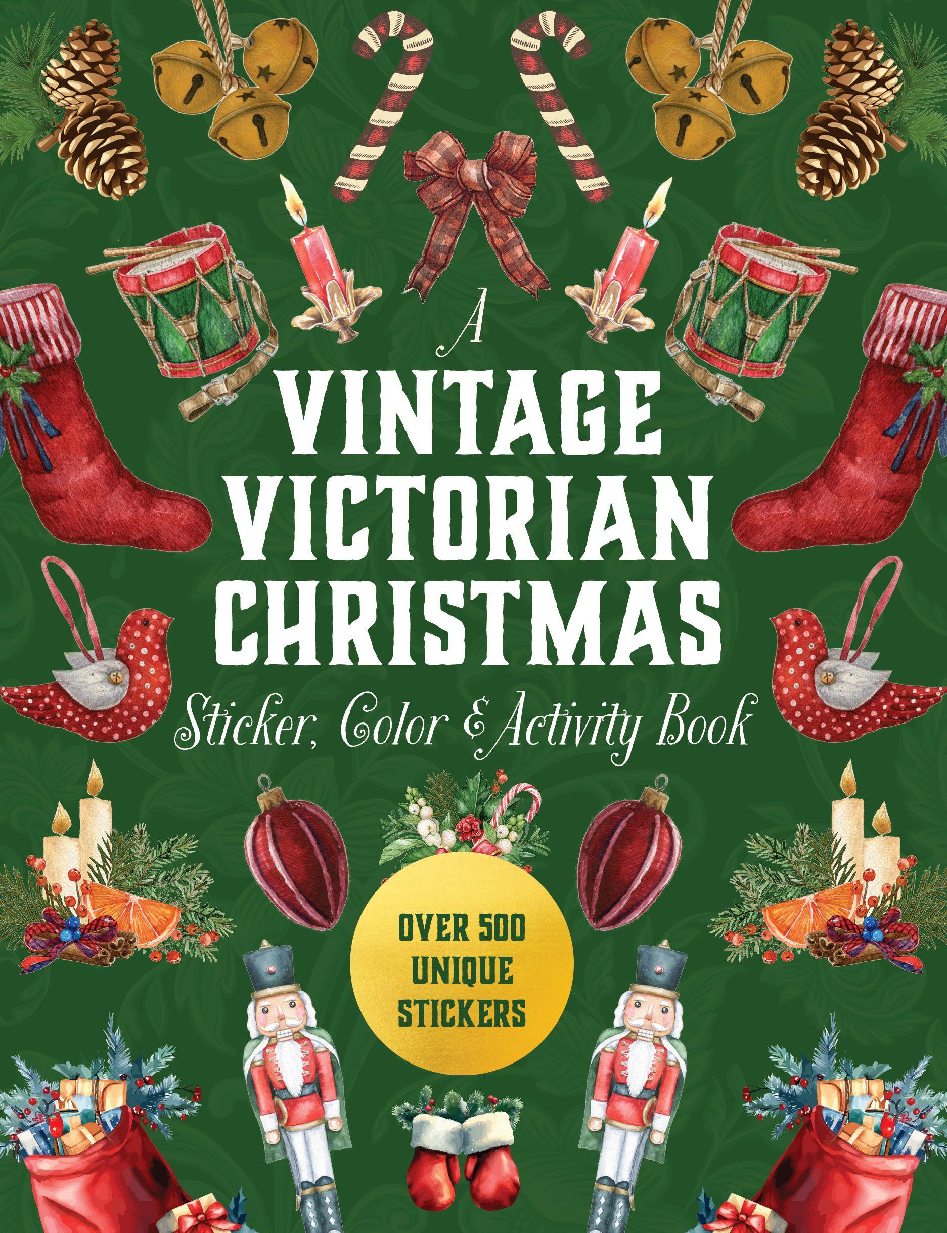 Vorderes Coverbild A Vintage Victorian Christmas Sticker, Color & Activity Book