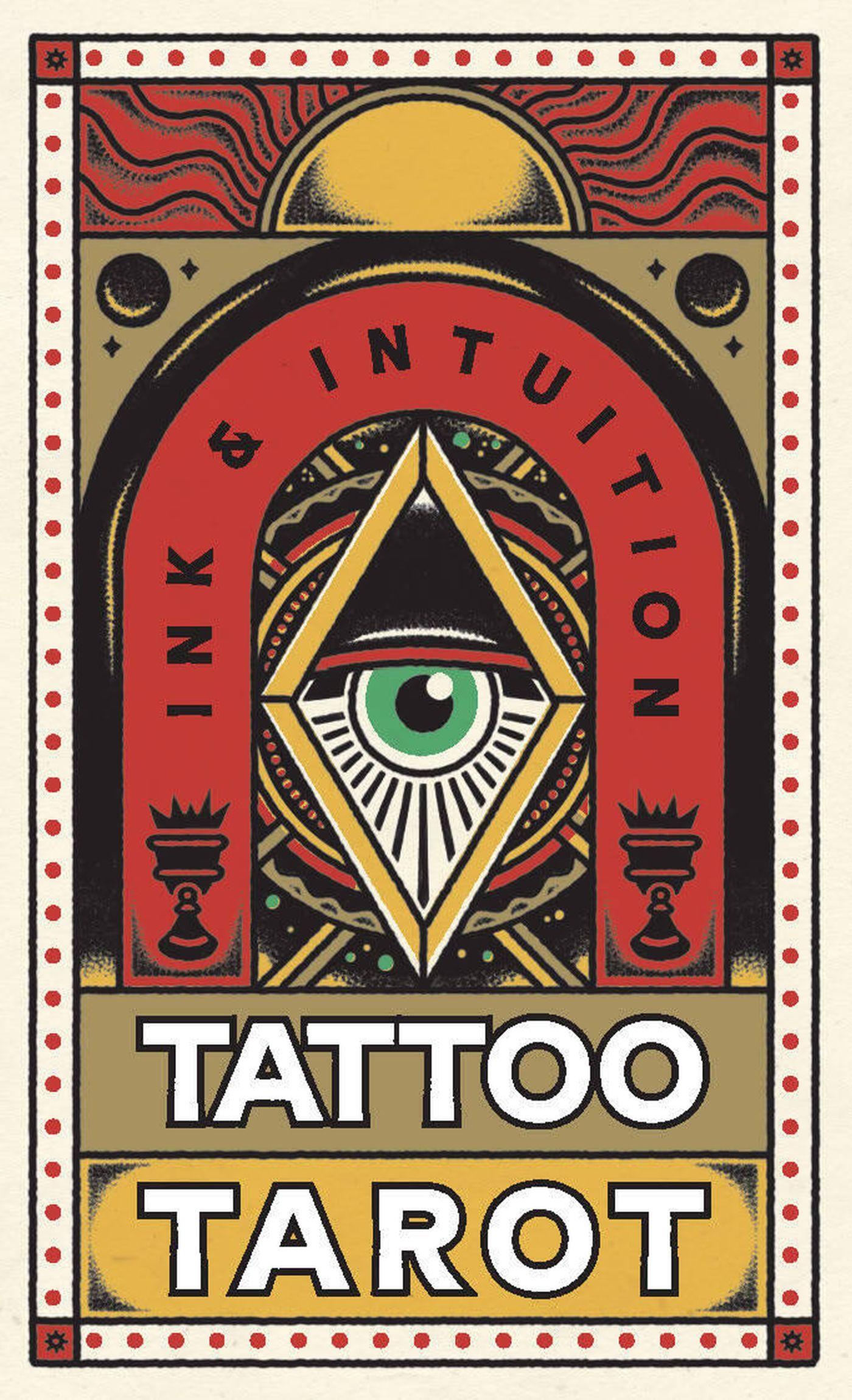 Vorderes Coverbild Tattoo Tarot (Mini Deck)