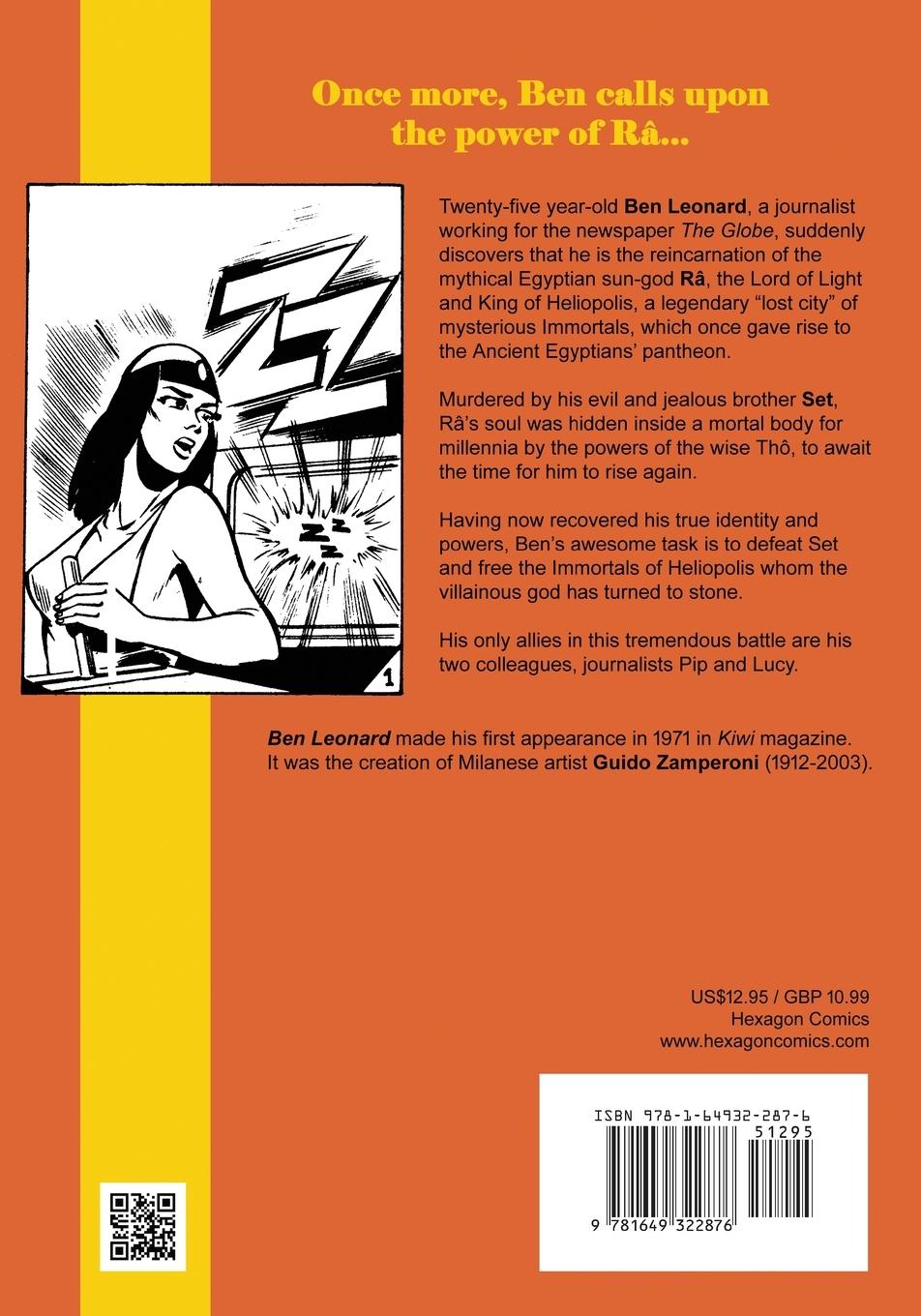 Rückseitencover Ben Leonard, Lord of Light #1