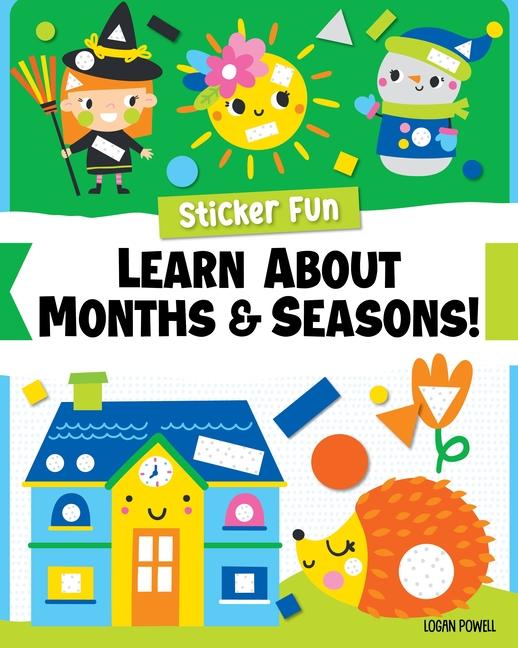 Vorderes Coverbild Sticker Fun: Learn about Months & Seasons!