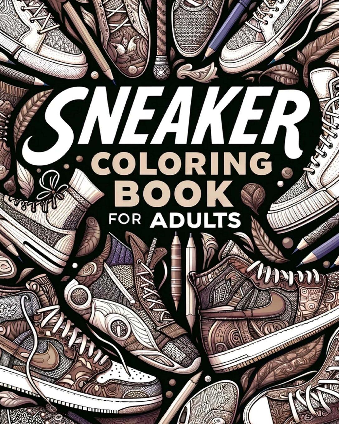 Vorderes Coverbild Sneaker Coloring Book for Adults