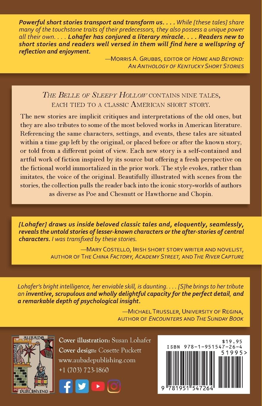 Rückseitencover The Belle of Sleepy Hollow and Other Untold Stories in Classic American Tales