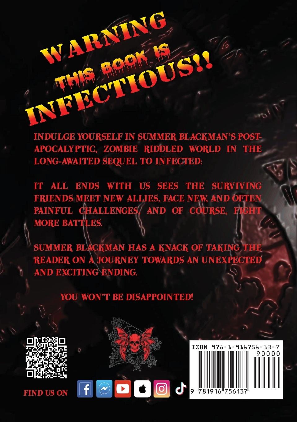 Rückseitencover Infected, it all ends with us