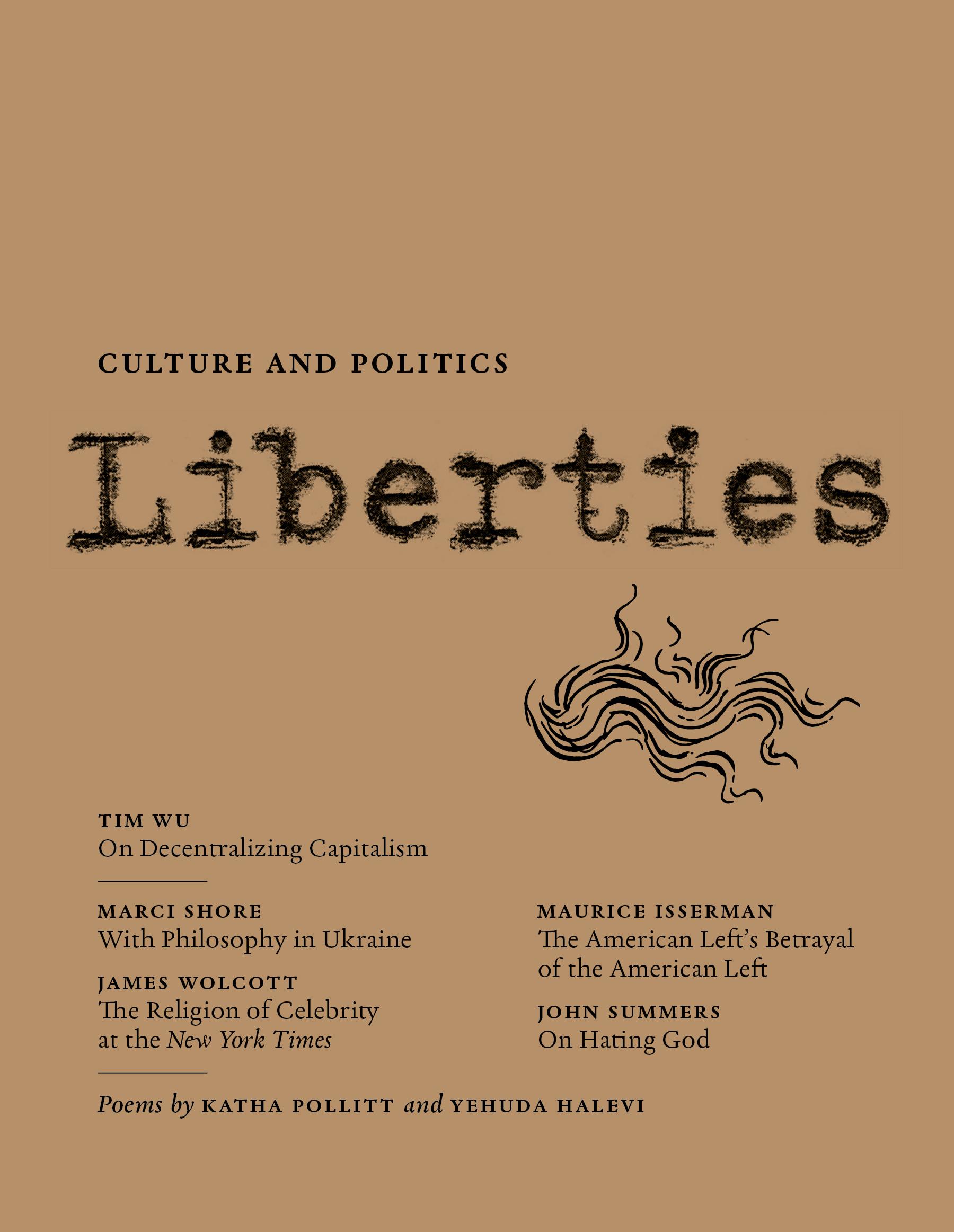 Vorderes Coverbild Liberties Journal of Culture and Politics