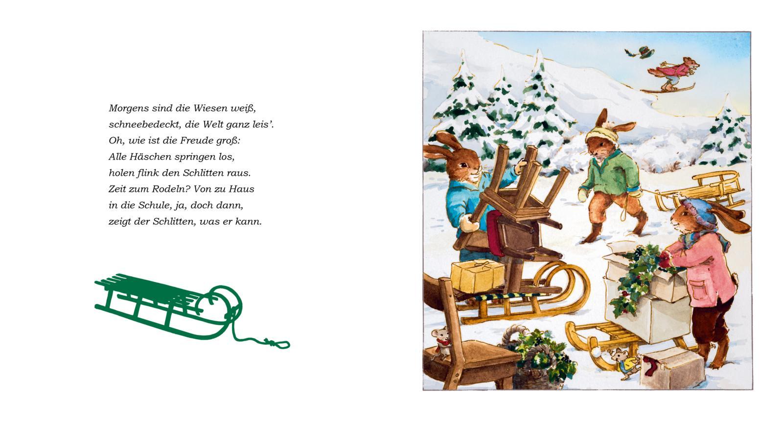 Beispielinhalt (Bild) Die Häschenschule 8: Weihnachten in der Häschenschule