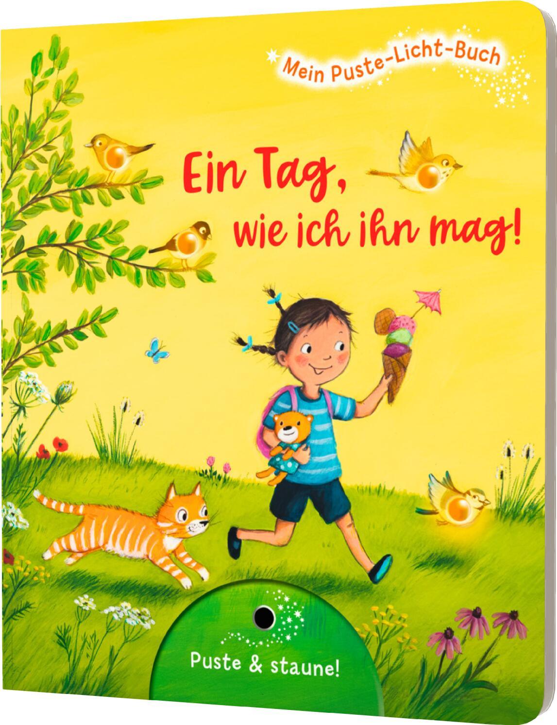 Vorderes Coverbild Mein Puste-Licht-Buch: Ein Tag, wie ich ihn mag!