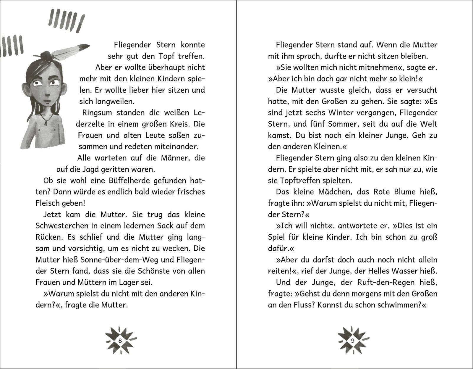 Beispielinhalt (Bild) Fliegender Stern