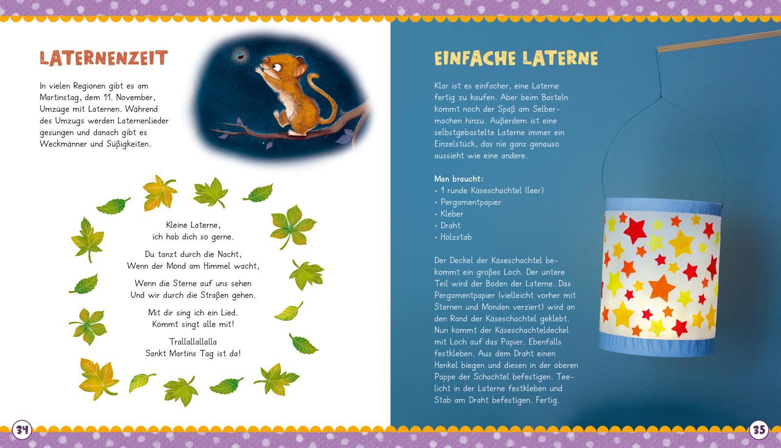 Beispielinhalt (Bild) Der kleine Siebenschläfer: Das machen wir im Herbst!