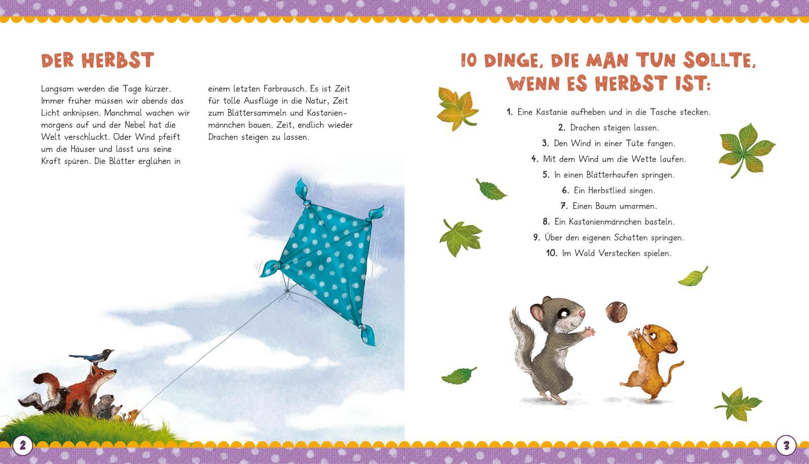 Beispielinhalt (Bild) Der kleine Siebenschläfer: Das machen wir im Herbst!