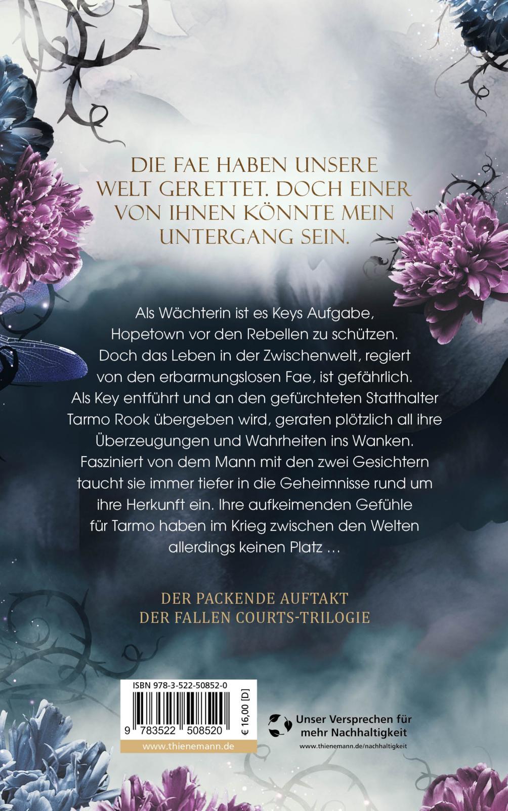 Rückseitencover Fallen Courts 1: Conquer