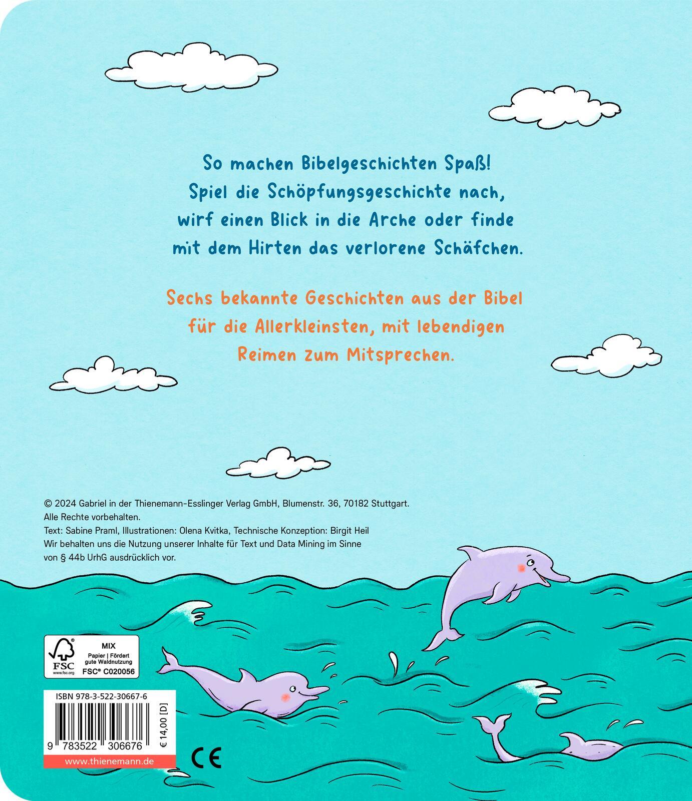 Rückseitencover Dein kleiner Begleiter: Meine kleine Kinderbibel