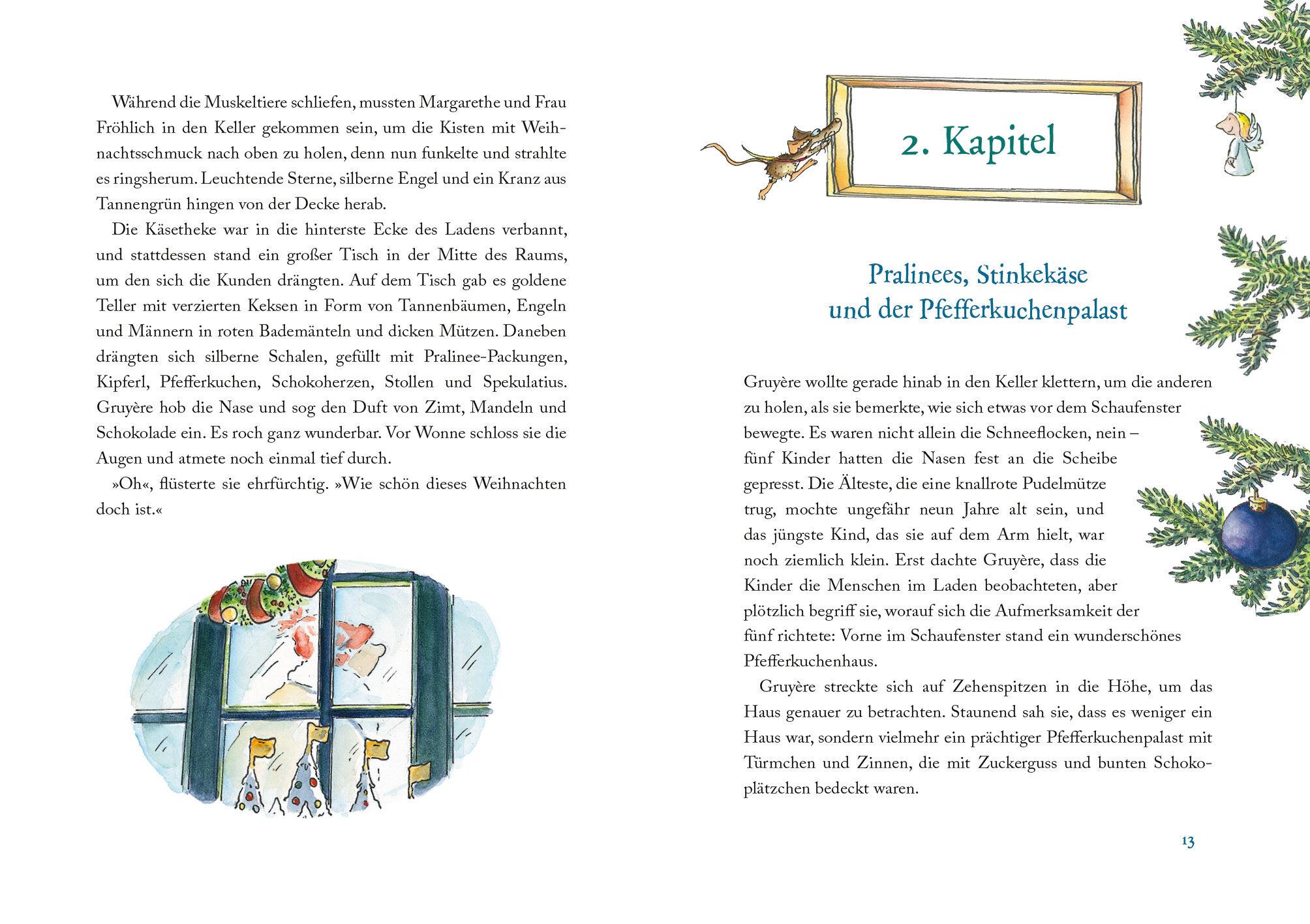 Beispielinhalt (Bild) Die Muskeltiere und das Weihnachtswunder