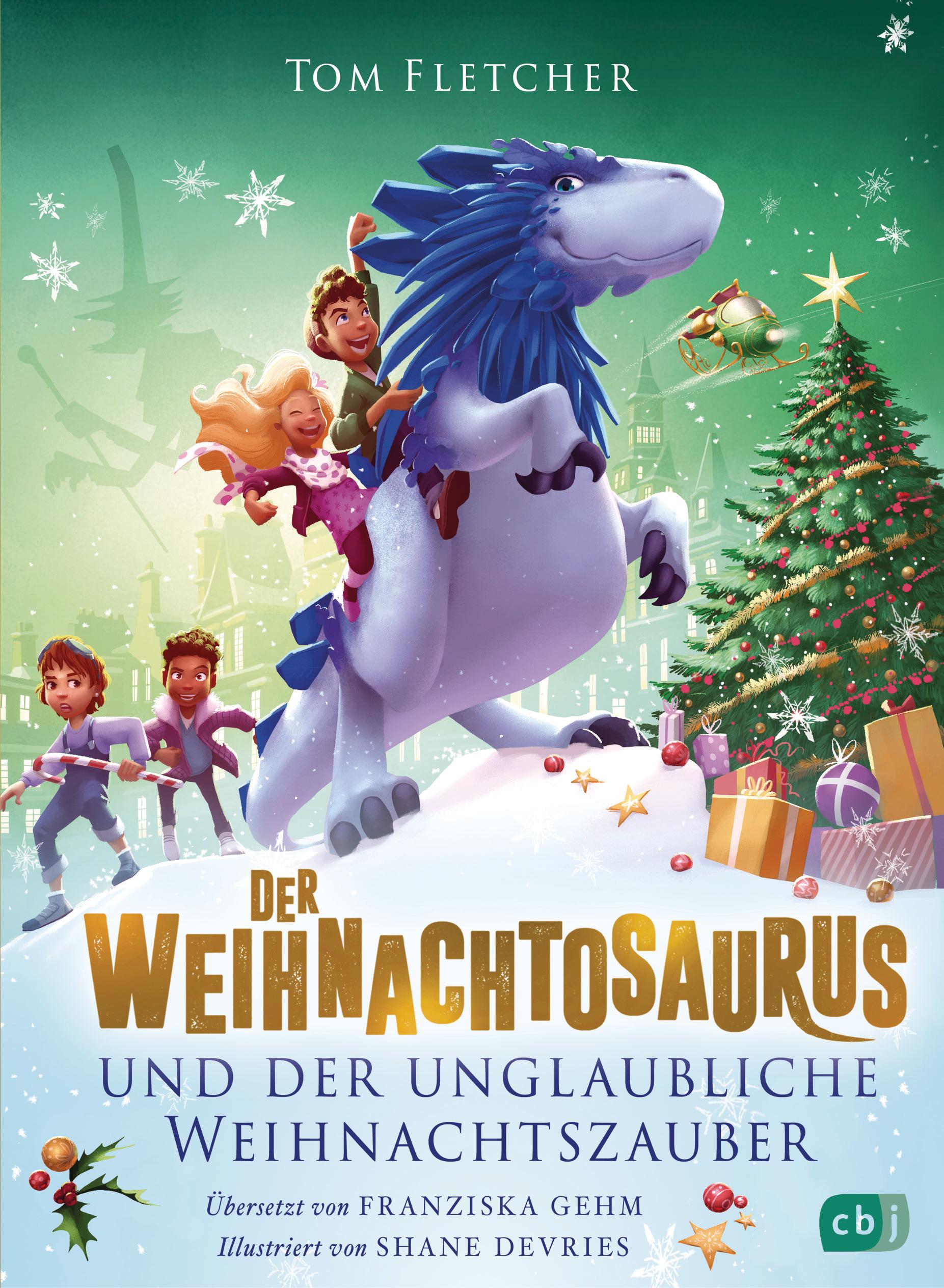 Vorderes Coverbild Der Weihnachtosaurus und der unglaubliche Weihnachtszauber