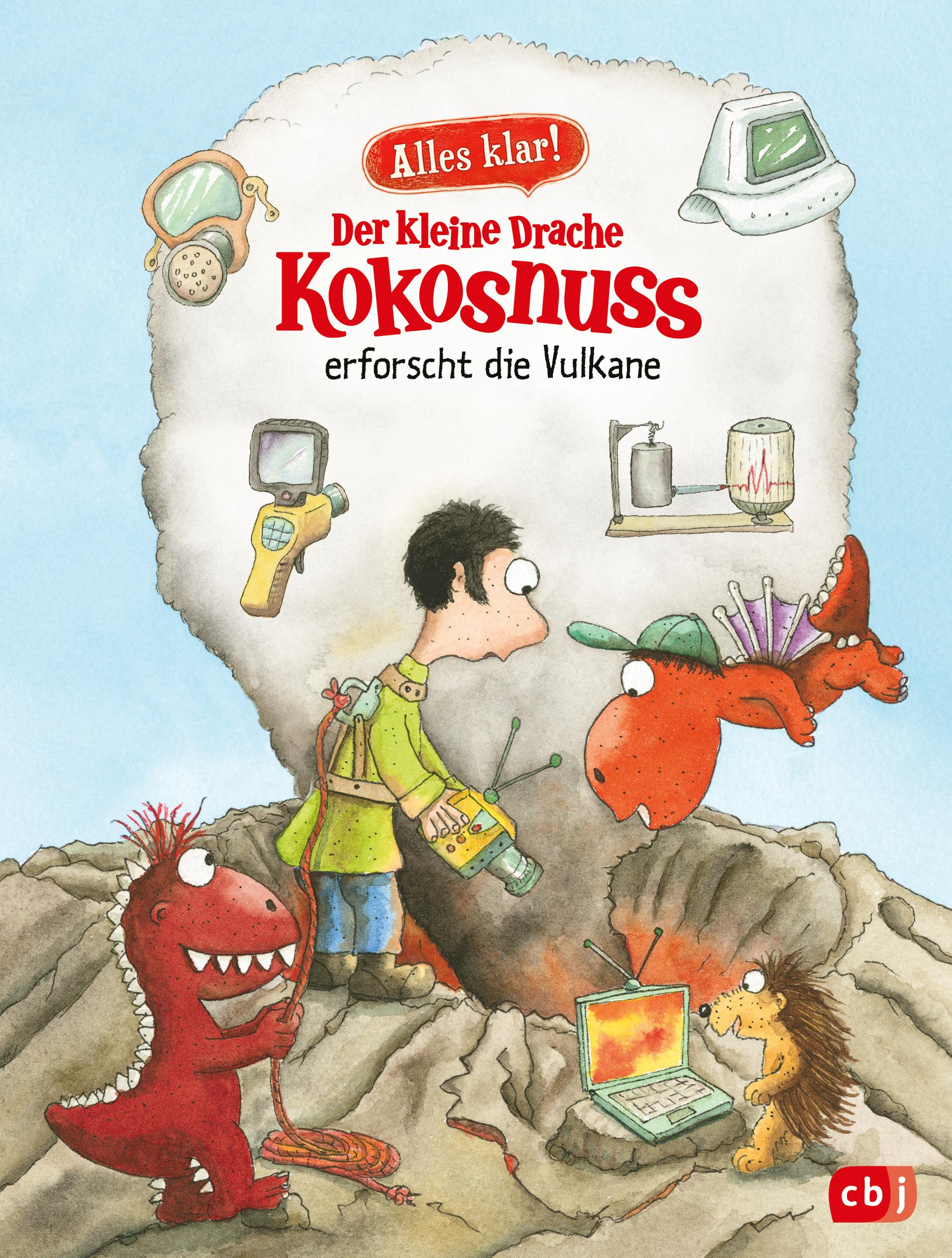 Vorderes Coverbild Alles klar! Der kleine Drache Kokosnuss erforscht die Vulkane