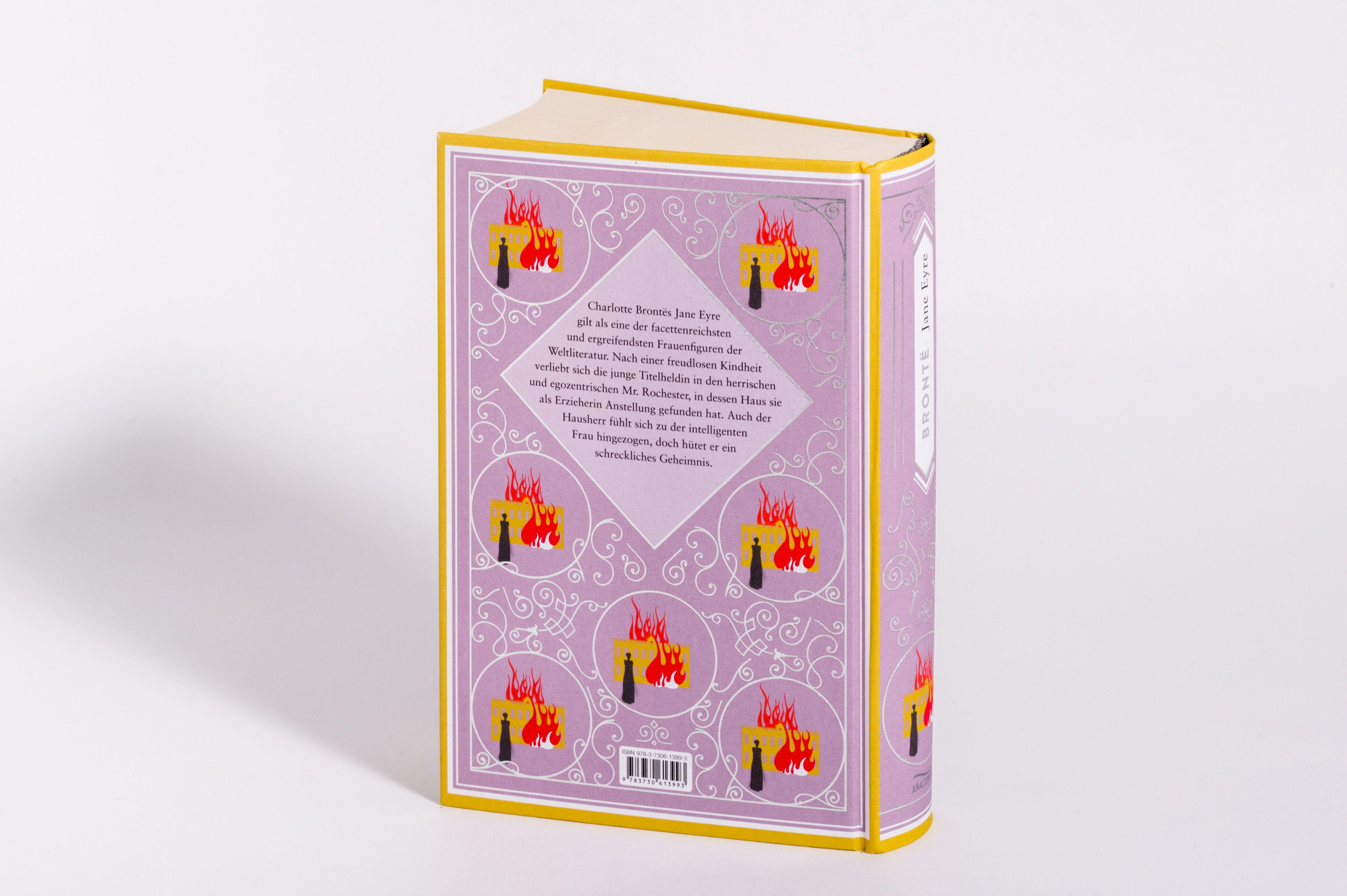 Beispielinhalt (Bild) Charlotte Brontë, Jane Eyre. Schmuckausgabe mit Silberprägung