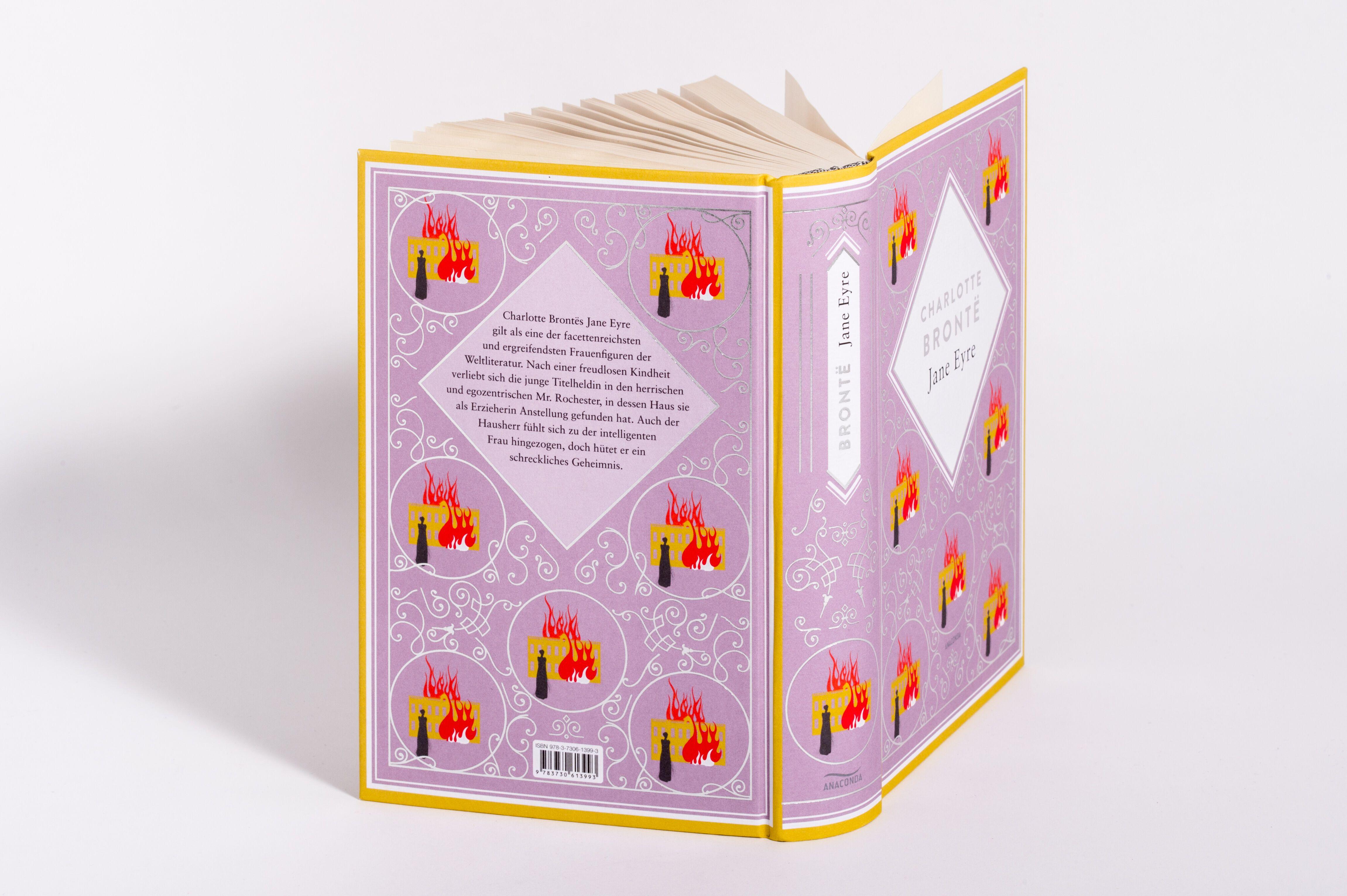 Beispielinhalt (Bild) Charlotte Brontë, Jane Eyre. Schmuckausgabe mit Silberprägung