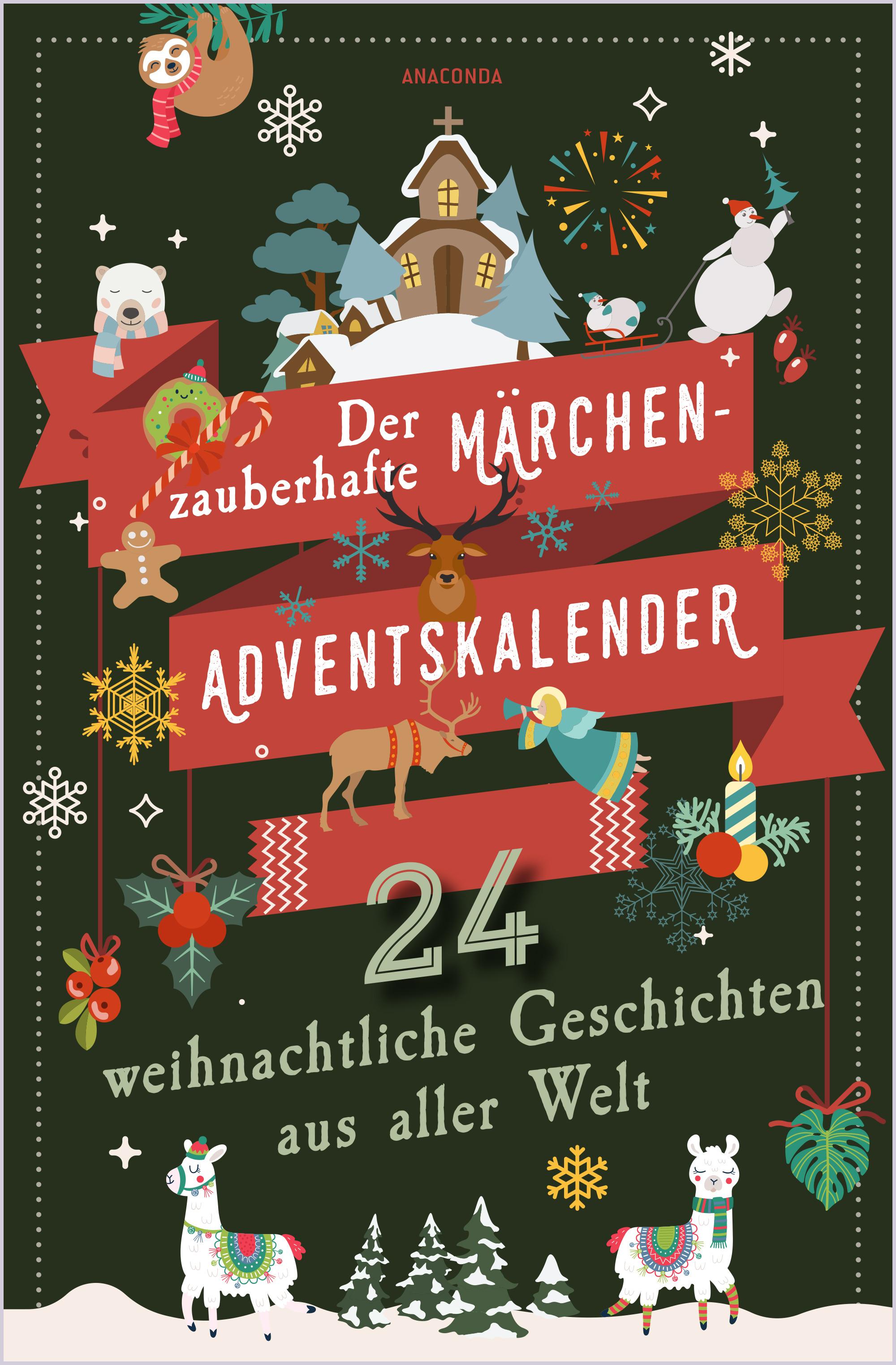 Vorderes Coverbild Der zauberhafte Märchen-Adventskalender. 24 weihnachtliche Geschichten aus aller Welt
