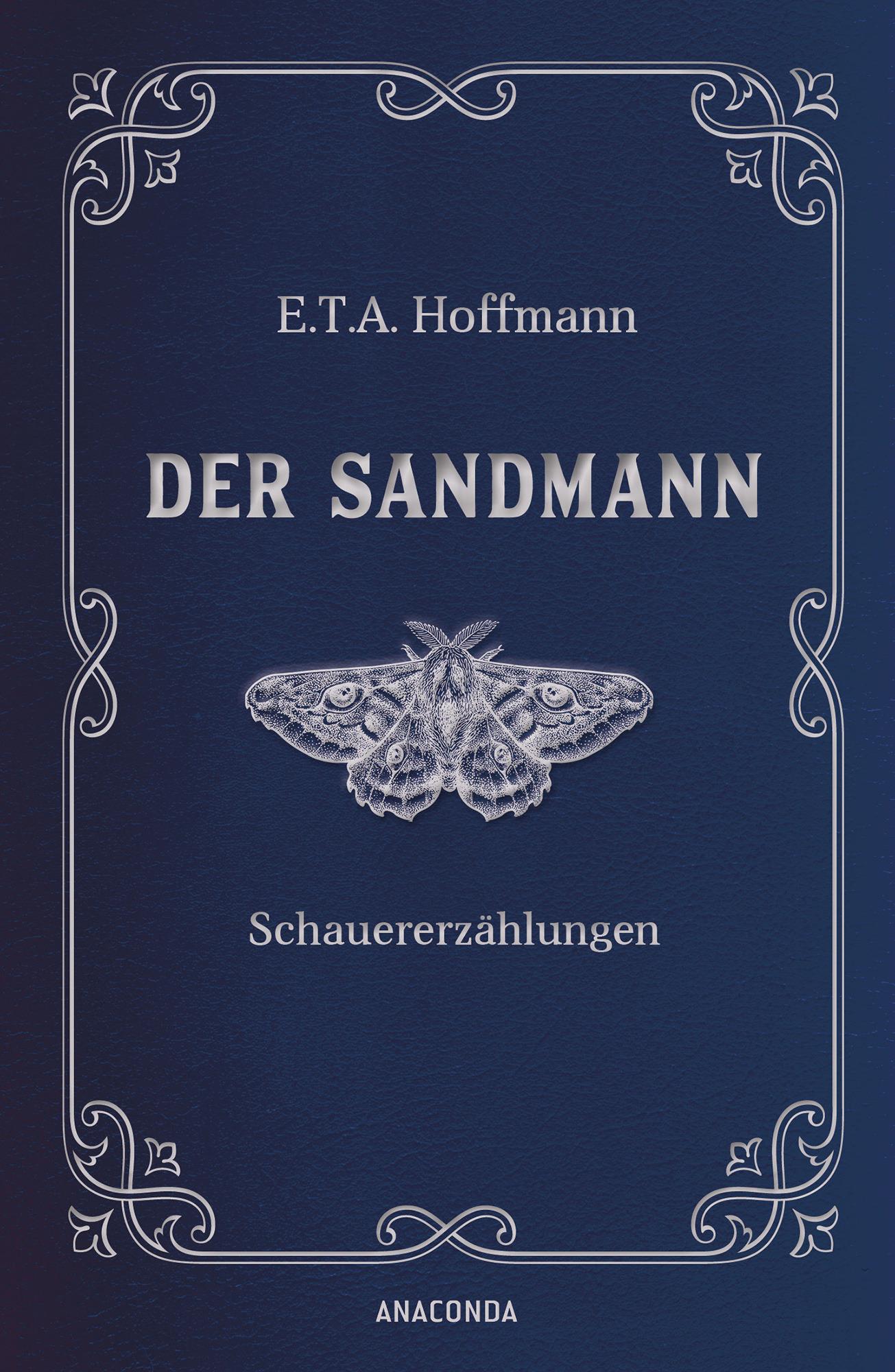 Vorderes Coverbild Der Sandmann. Schauererzählungen. In Cabra-Leder gebunden. Mit Silberprägung