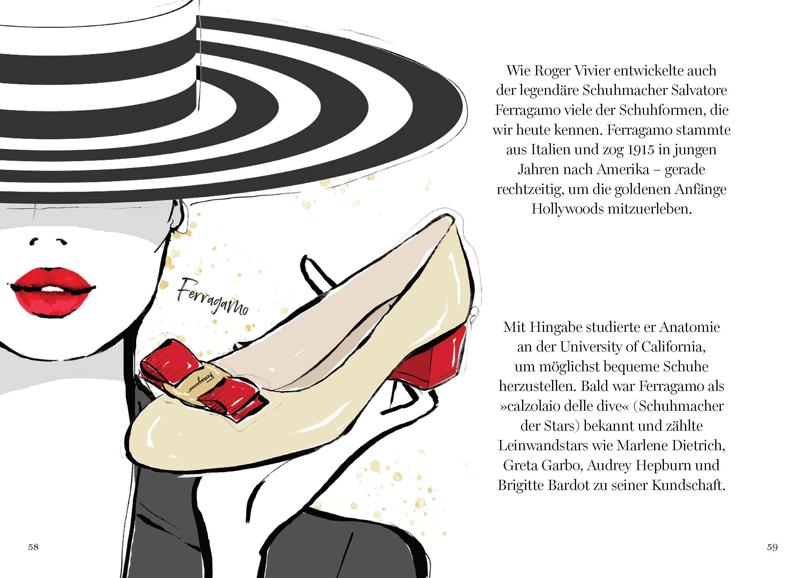 Beispielinhalt (Bild) Der Schuh - Eine illustrierte Hommage an einen Modeklassiker