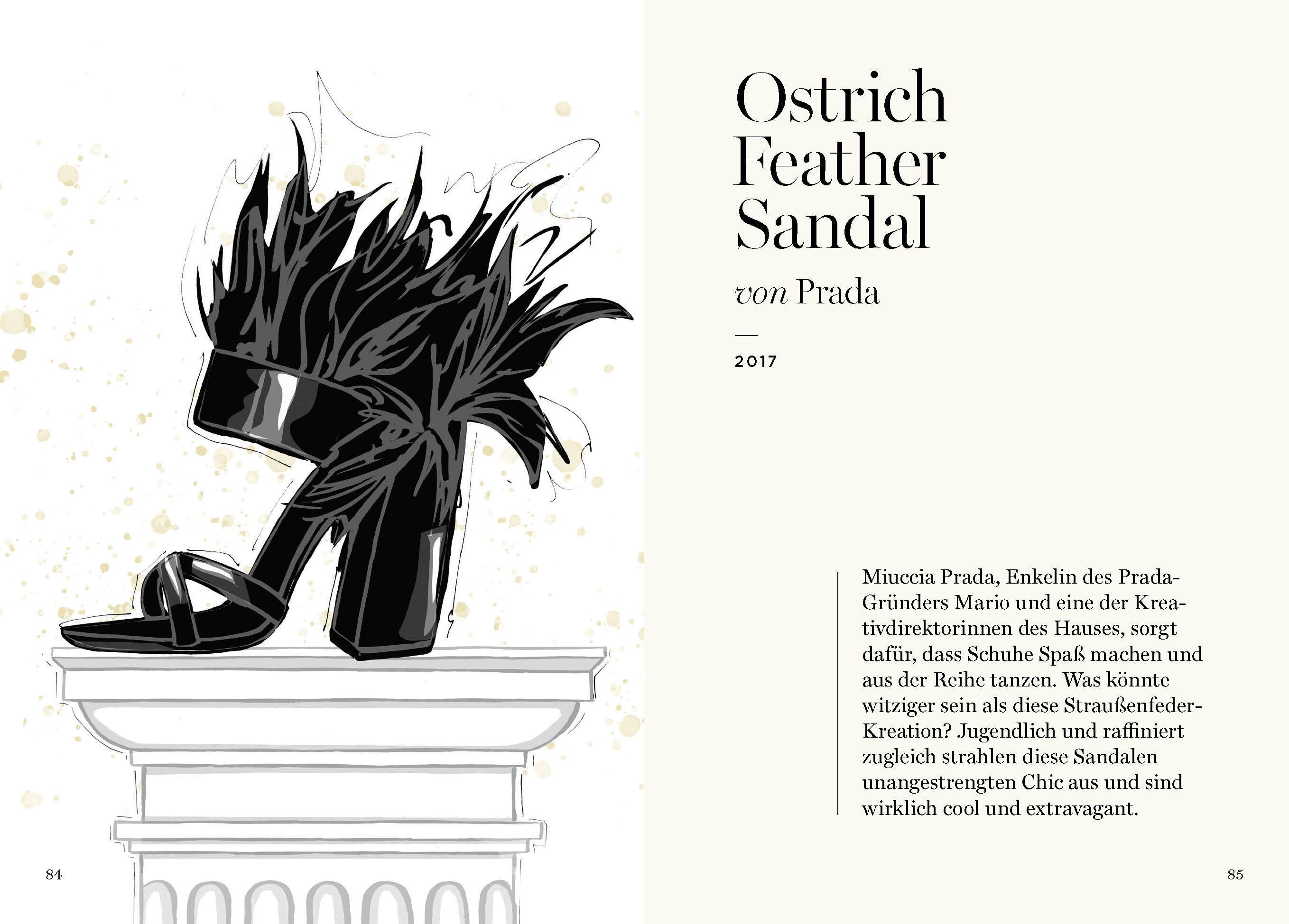 Beispielinhalt (Bild) Der Schuh - Eine illustrierte Hommage an einen Modeklassiker