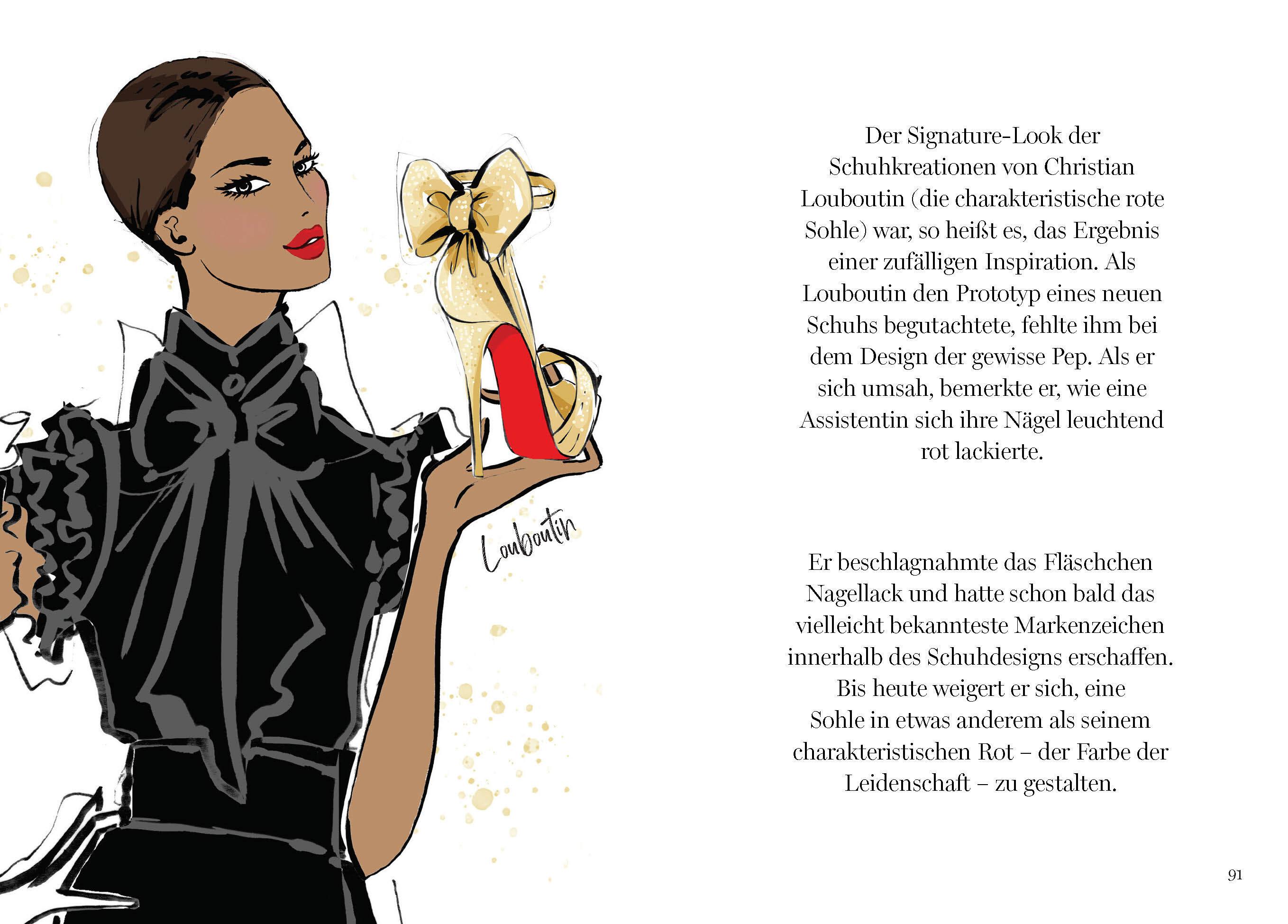 Beispielinhalt (Bild) Der Schuh - Eine illustrierte Hommage an einen Modeklassiker