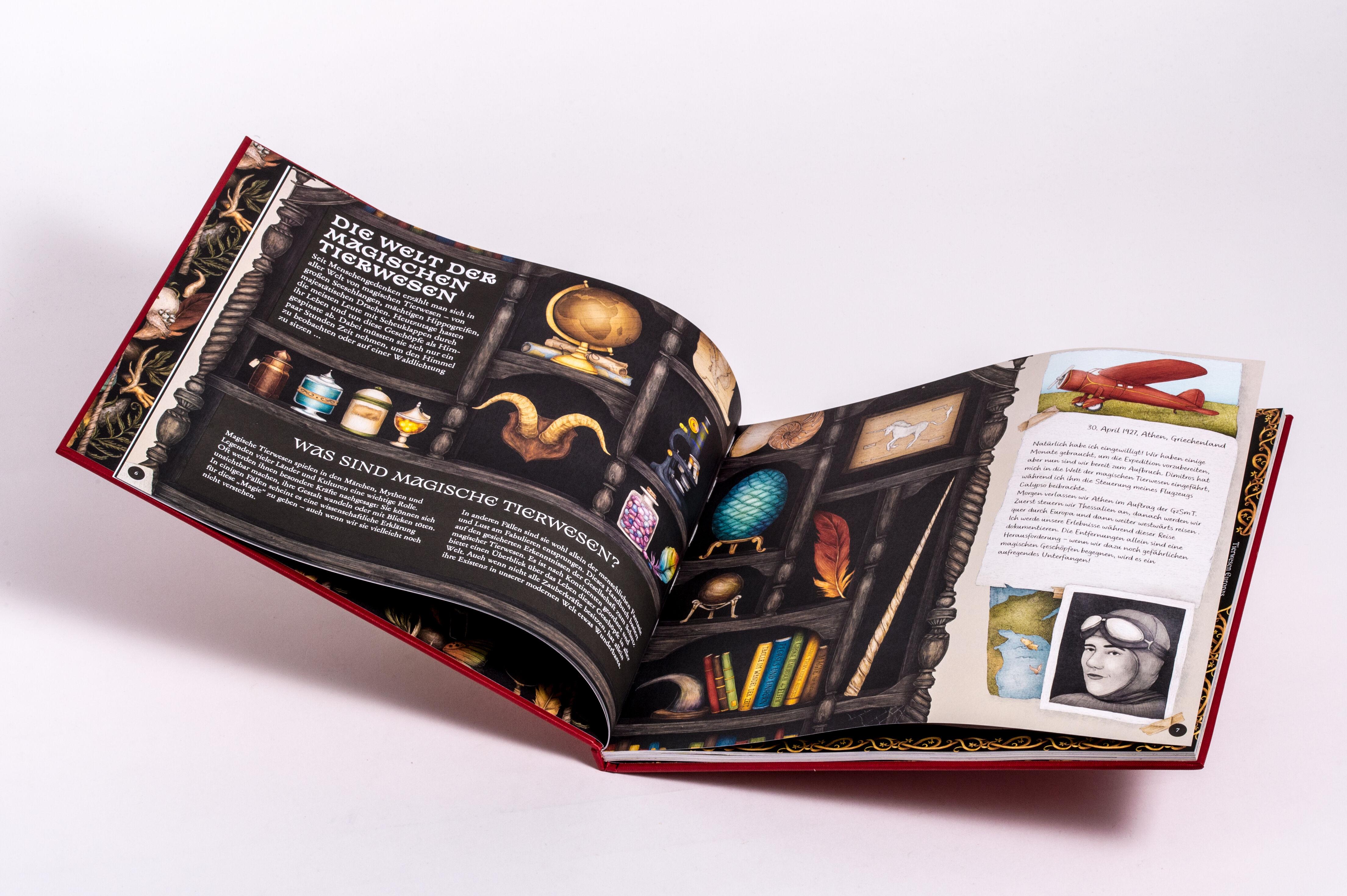 Beispielinhalt (Bild) Das große Handbuch der magischen Tiere