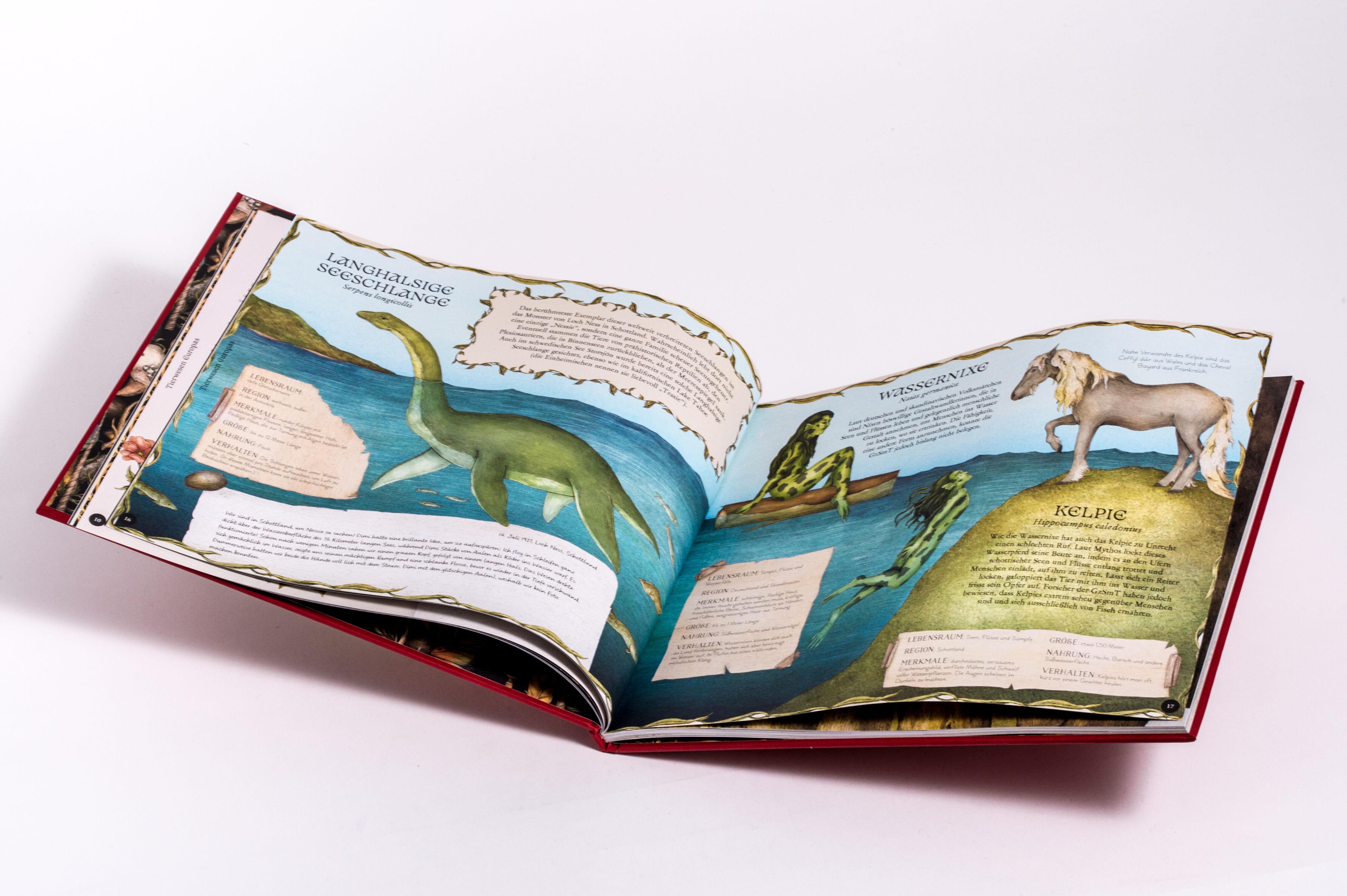 Beispielinhalt (Bild) Das große Handbuch der magischen Tiere