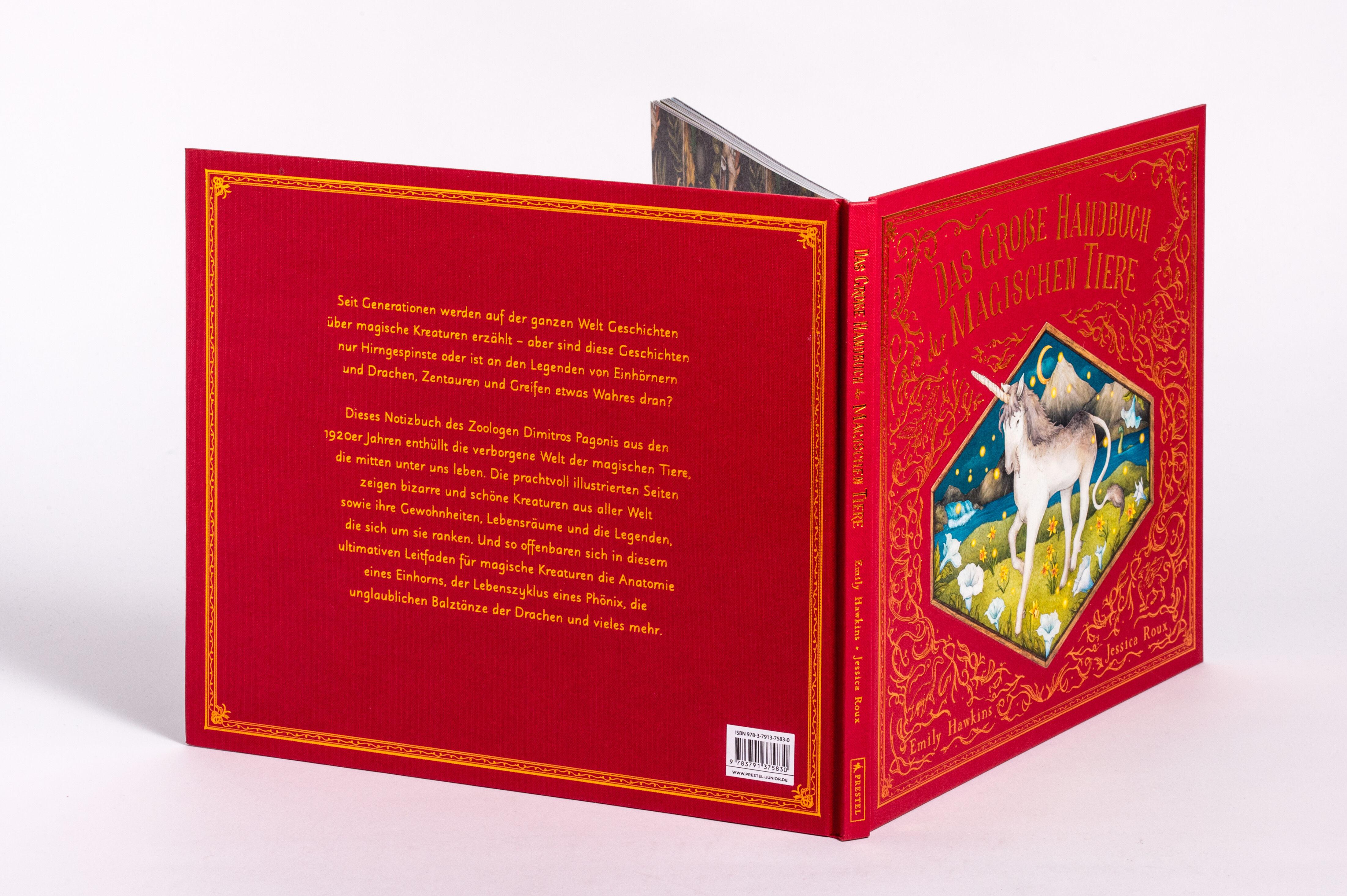 Beispielinhalt (Bild) Das große Handbuch der magischen Tiere