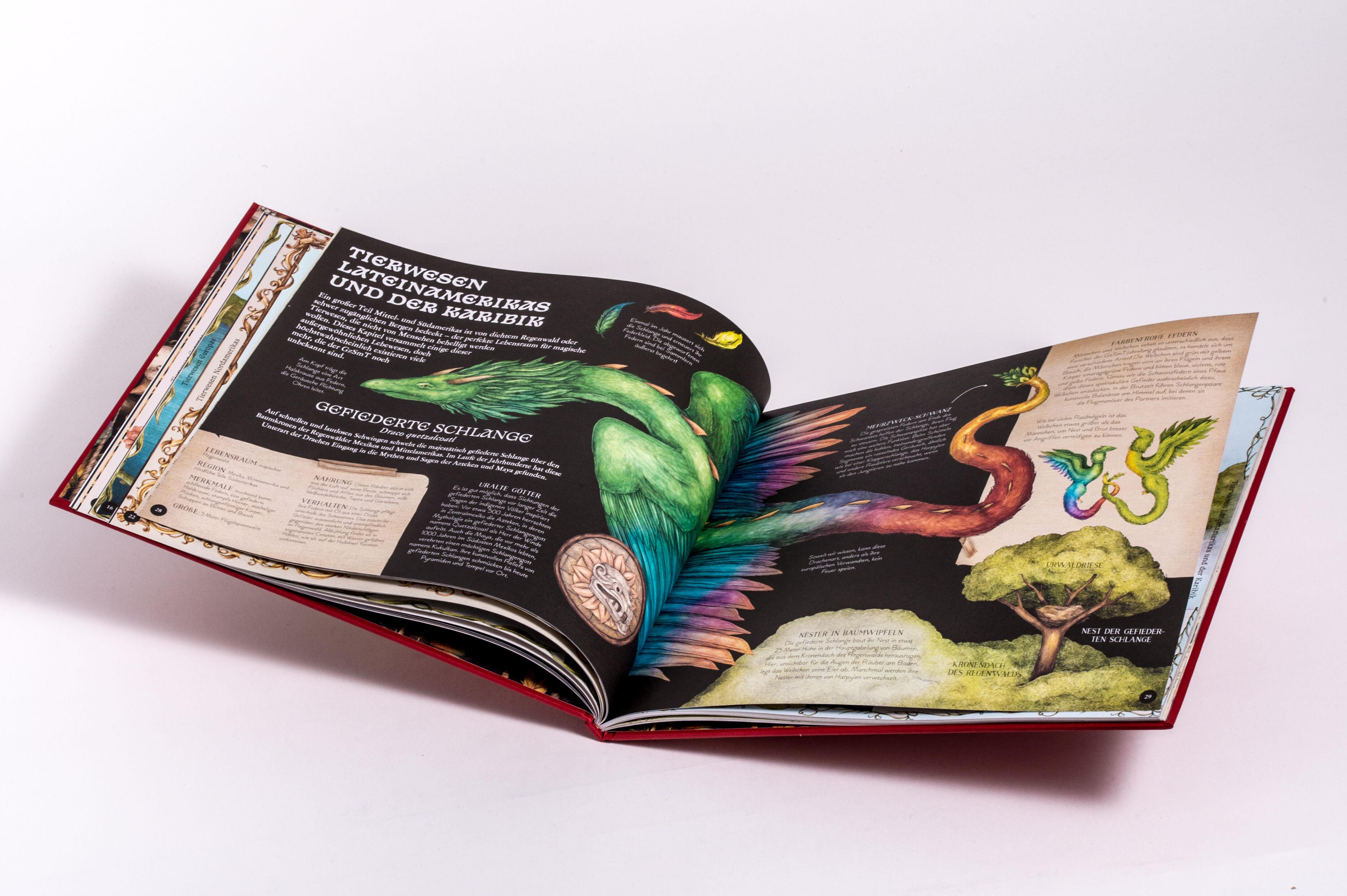 Beispielinhalt (Bild) Das große Handbuch der magischen Tiere