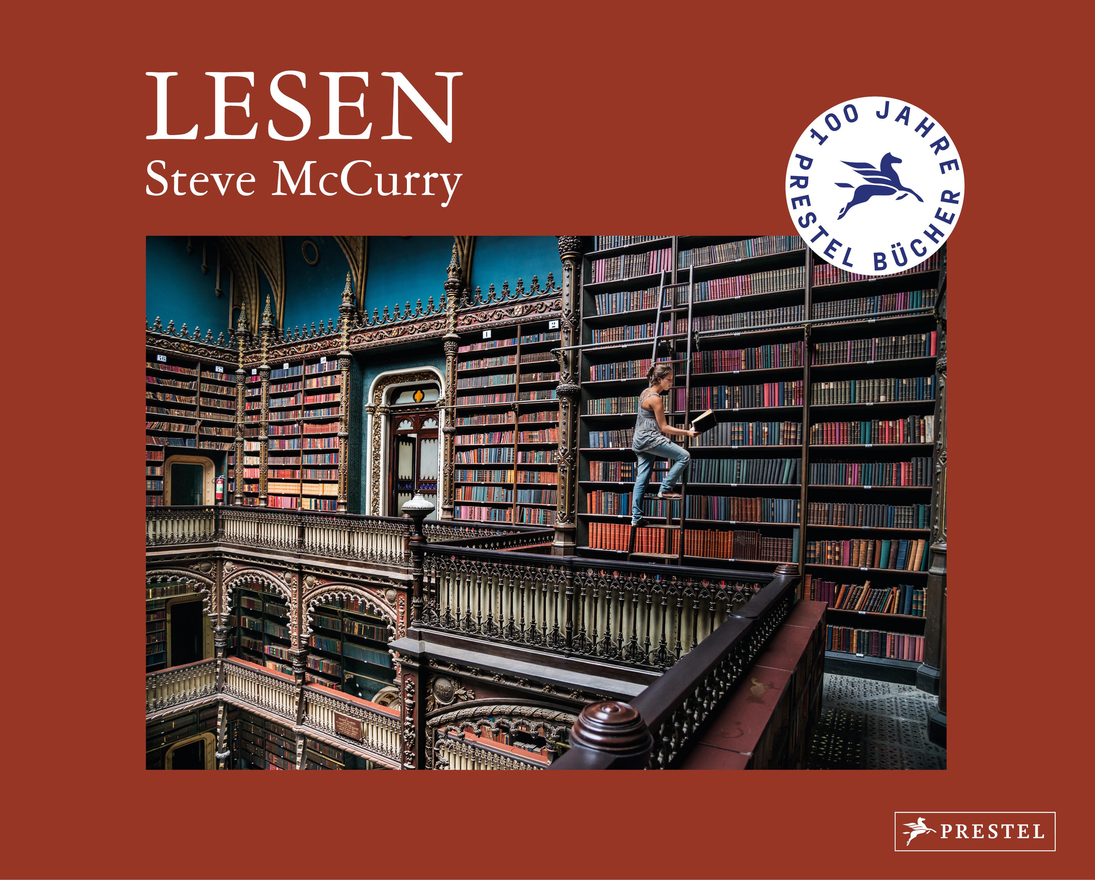 Vorderes Coverbild Steve McCurry Lesen. Exklusive Sonderausgabe des Foto-Bestsellers