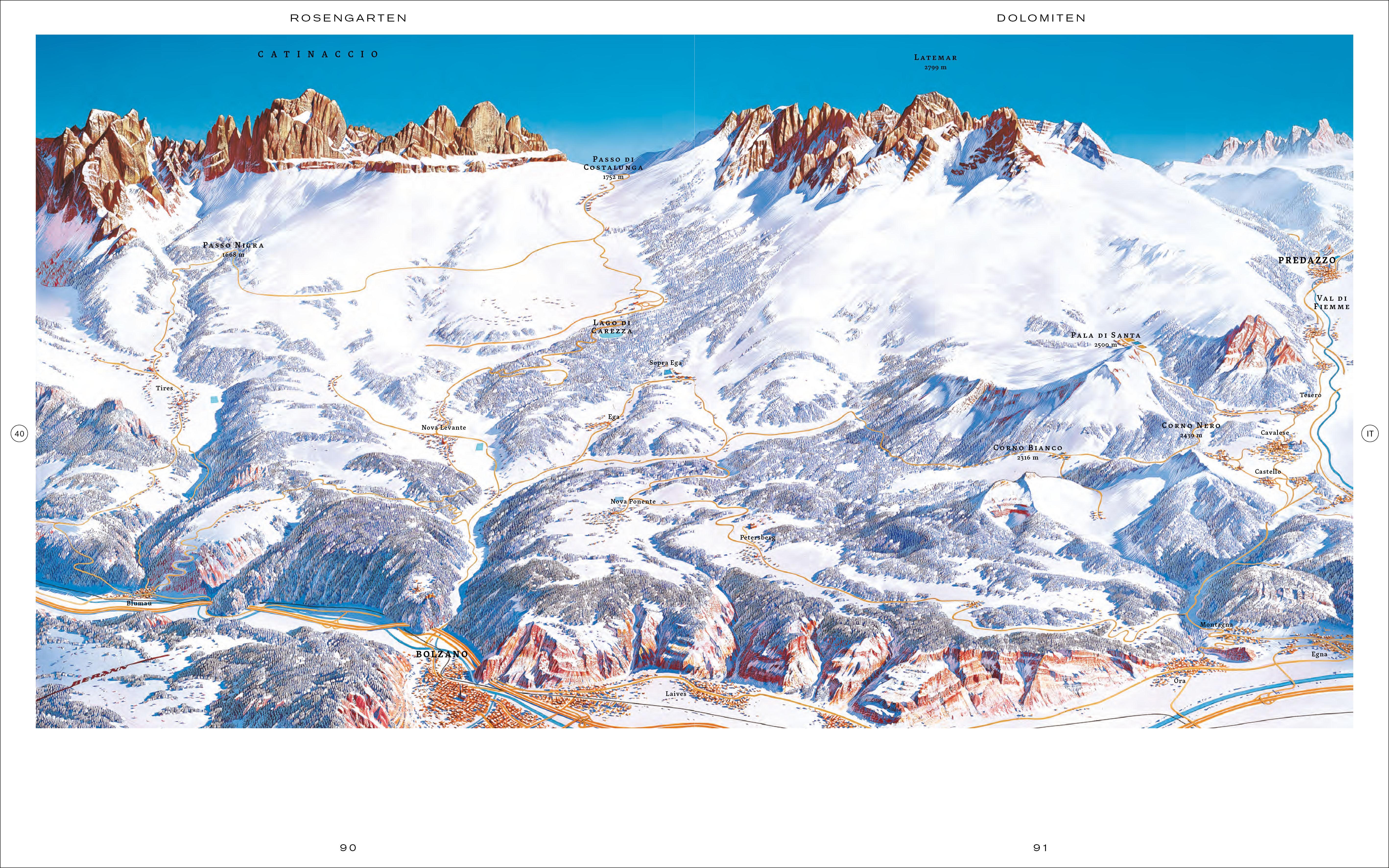 Beispielinhalt (Bild) Alpen. Die Kunst der Panoramakarte