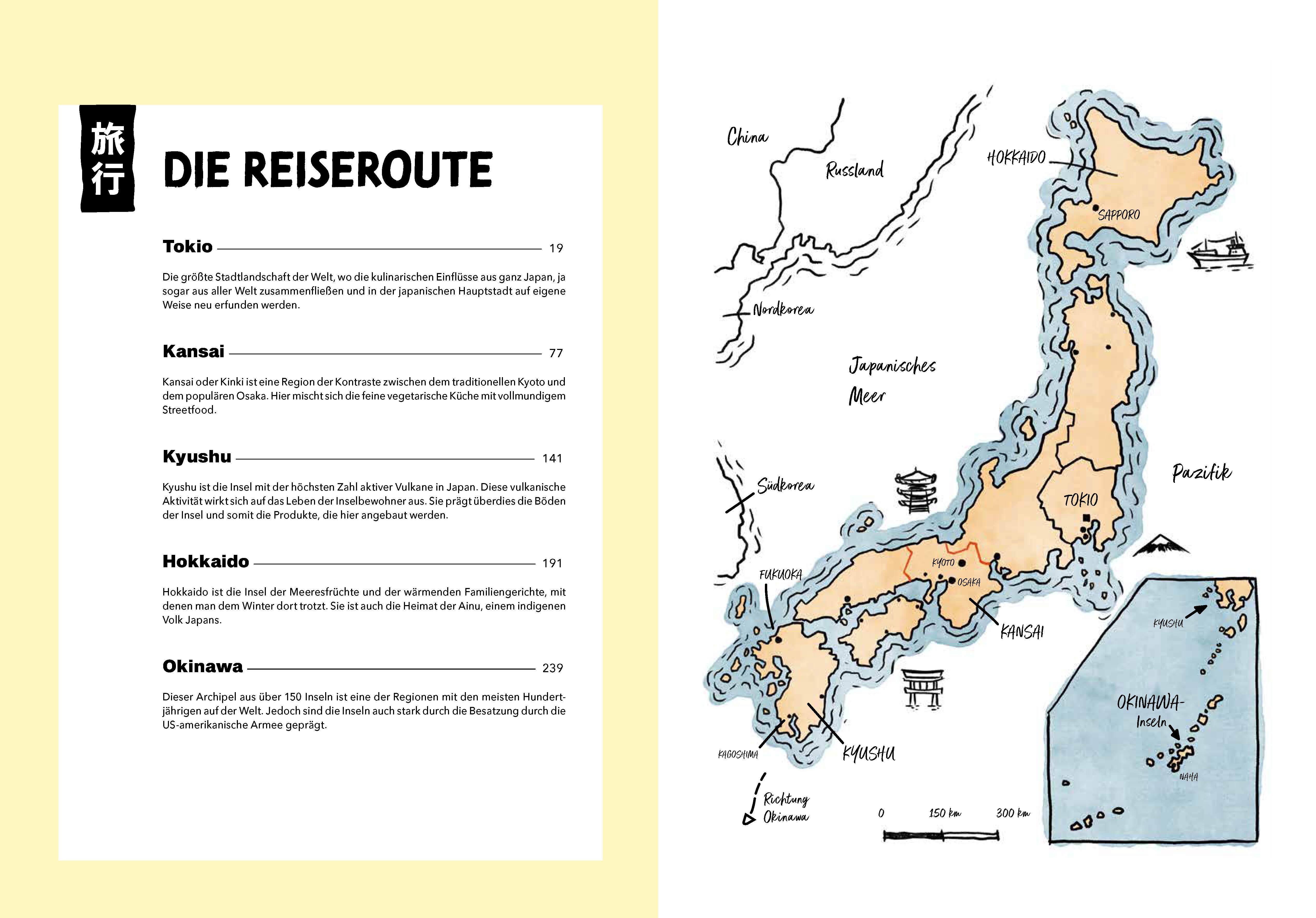 Beispielinhalt (Bild) Zu Gast in Japan