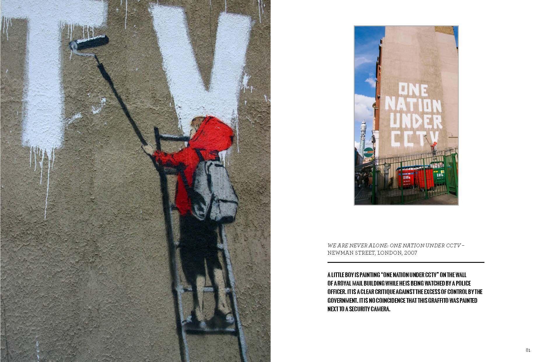 Beispielinhalt (Bild) The World of Banksy. Alles was du von Banksy kennen musst in 3 Bänden im Schuber