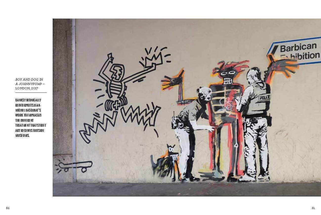 Beispielinhalt (Bild) The World of Banksy. Alles was du von Banksy kennen musst in 3 Bänden im Schuber