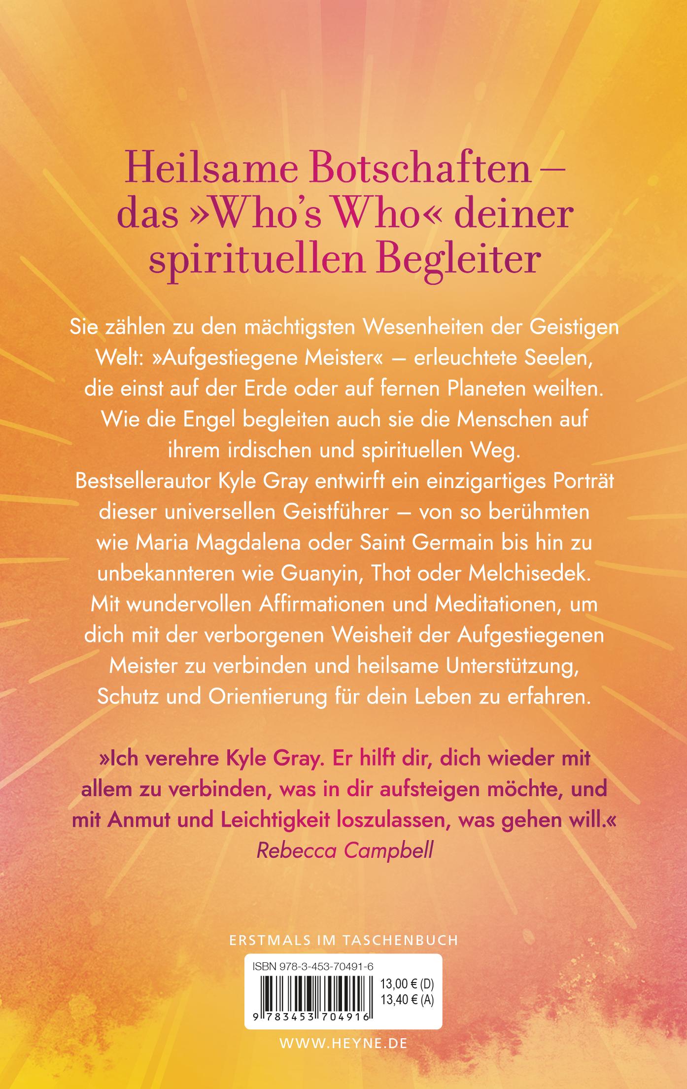 Beispielinhalt (Bild) Die Weisheit der Aufgestiegenen Meister