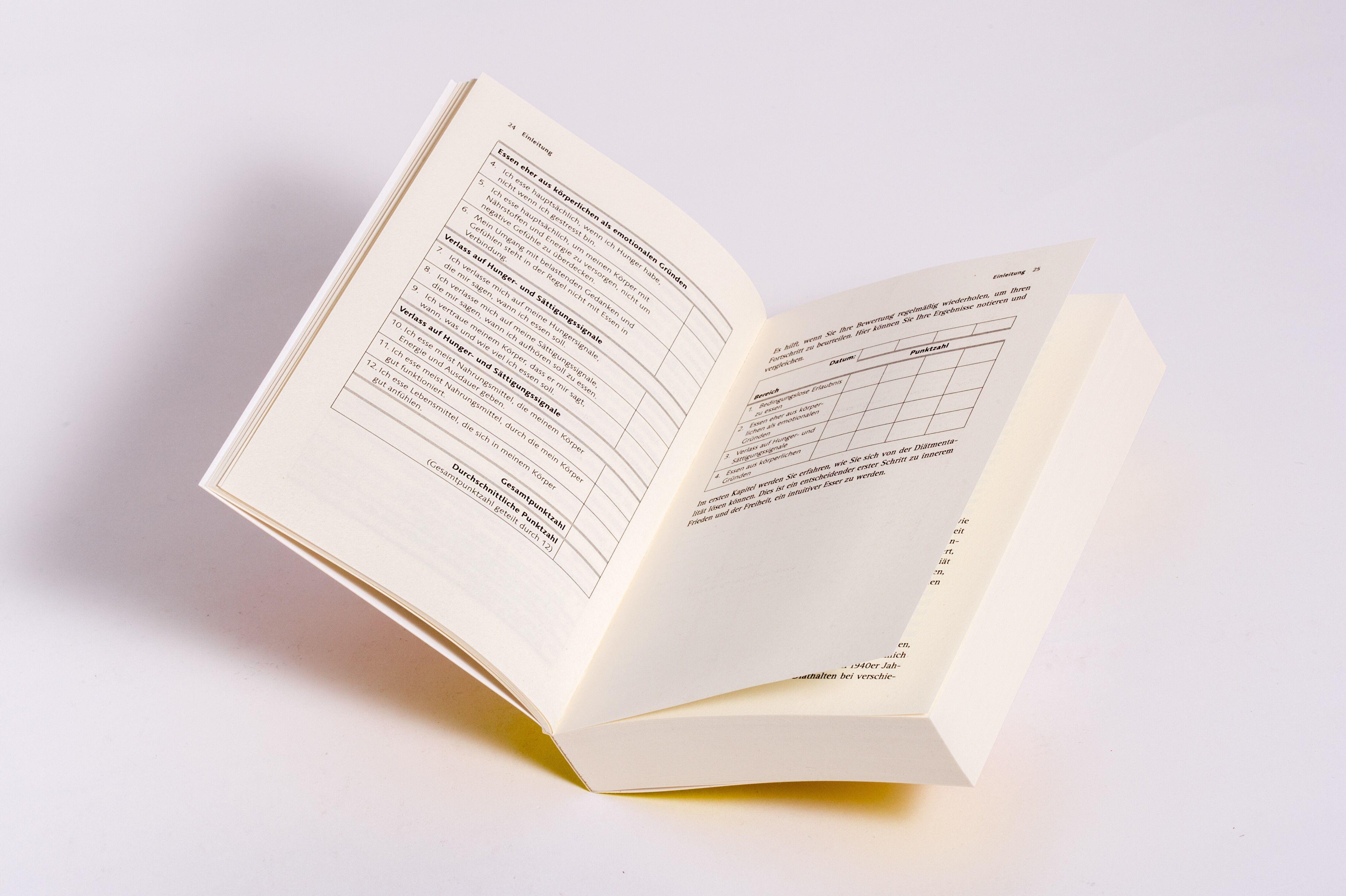 Beispielinhalt (Bild) Intuitiv essen - das Workbook