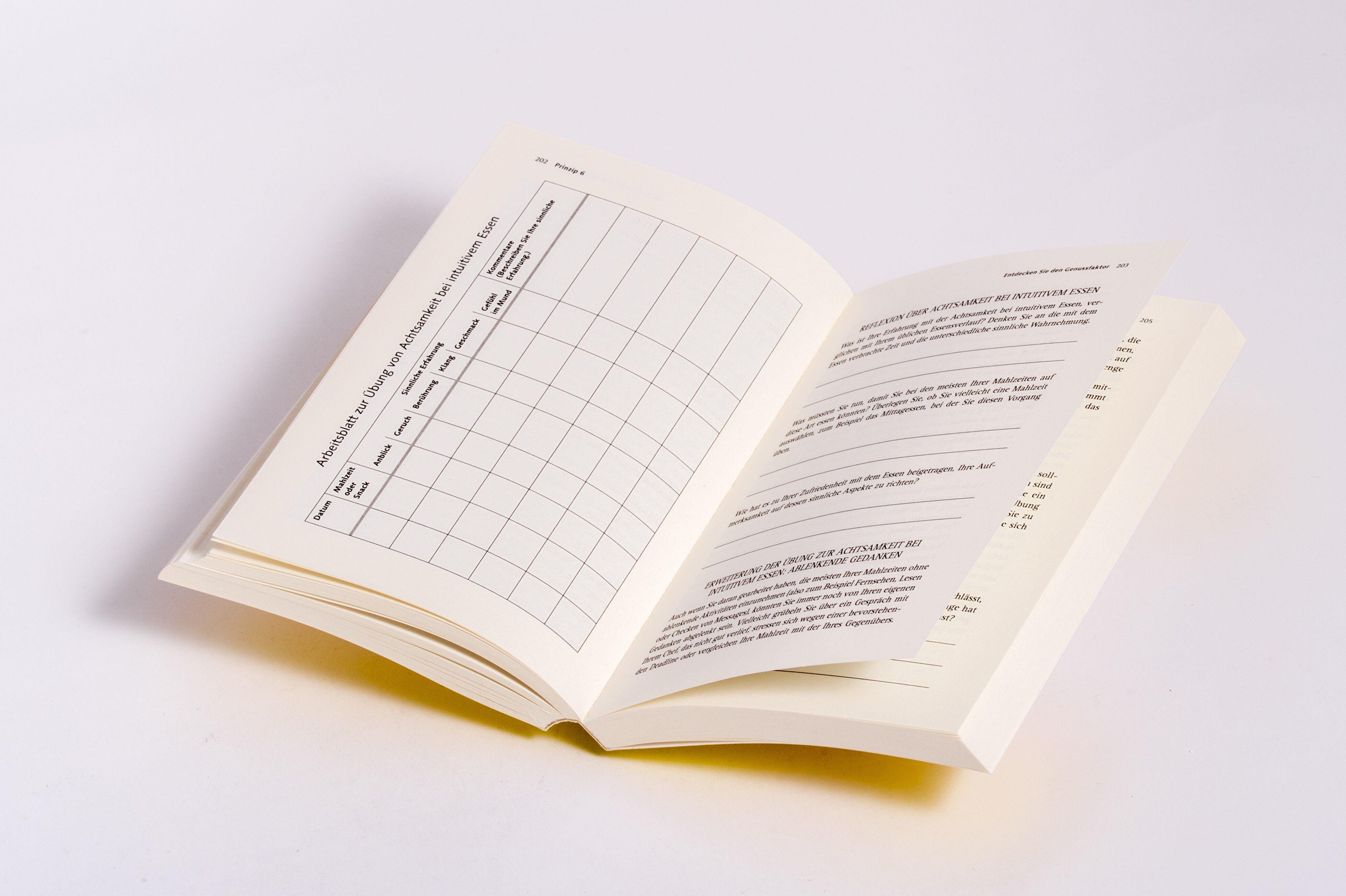 Beispielinhalt (Bild) Intuitiv essen - das Workbook