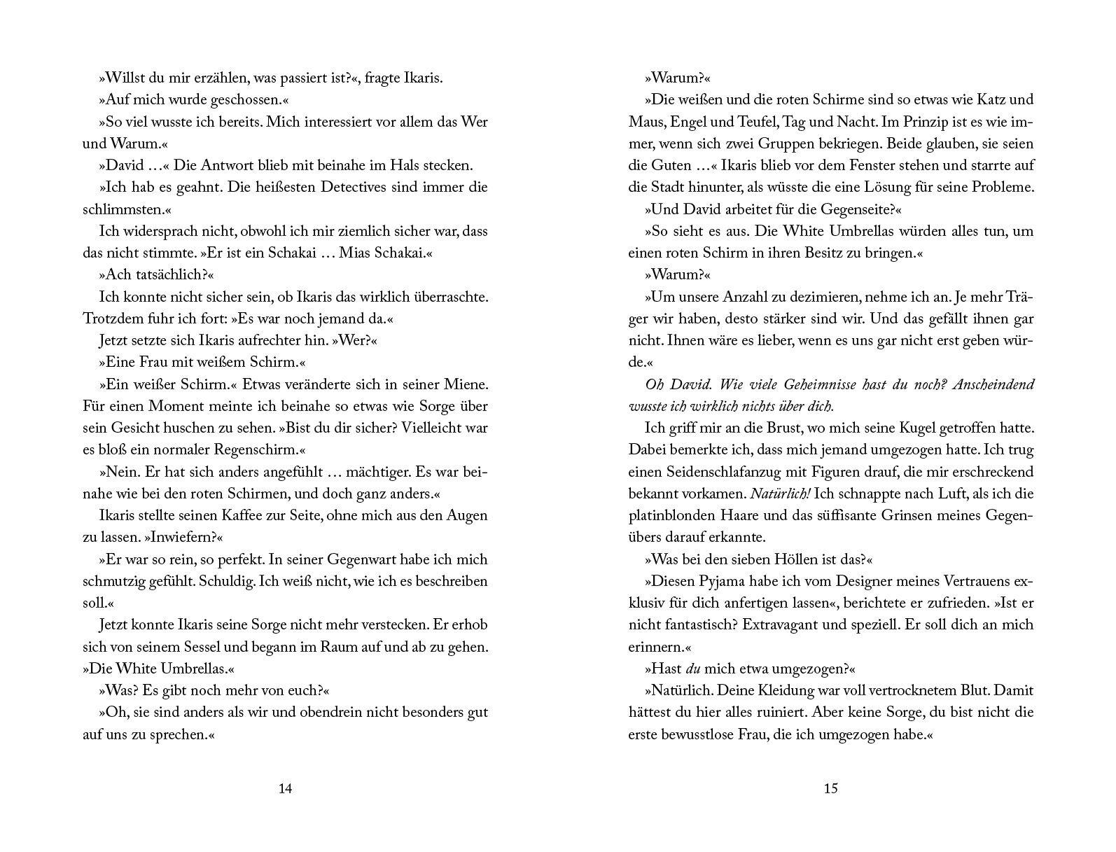 Beispielinhalt (Bild) Red Umbrella Society - Der Biss der Schlange