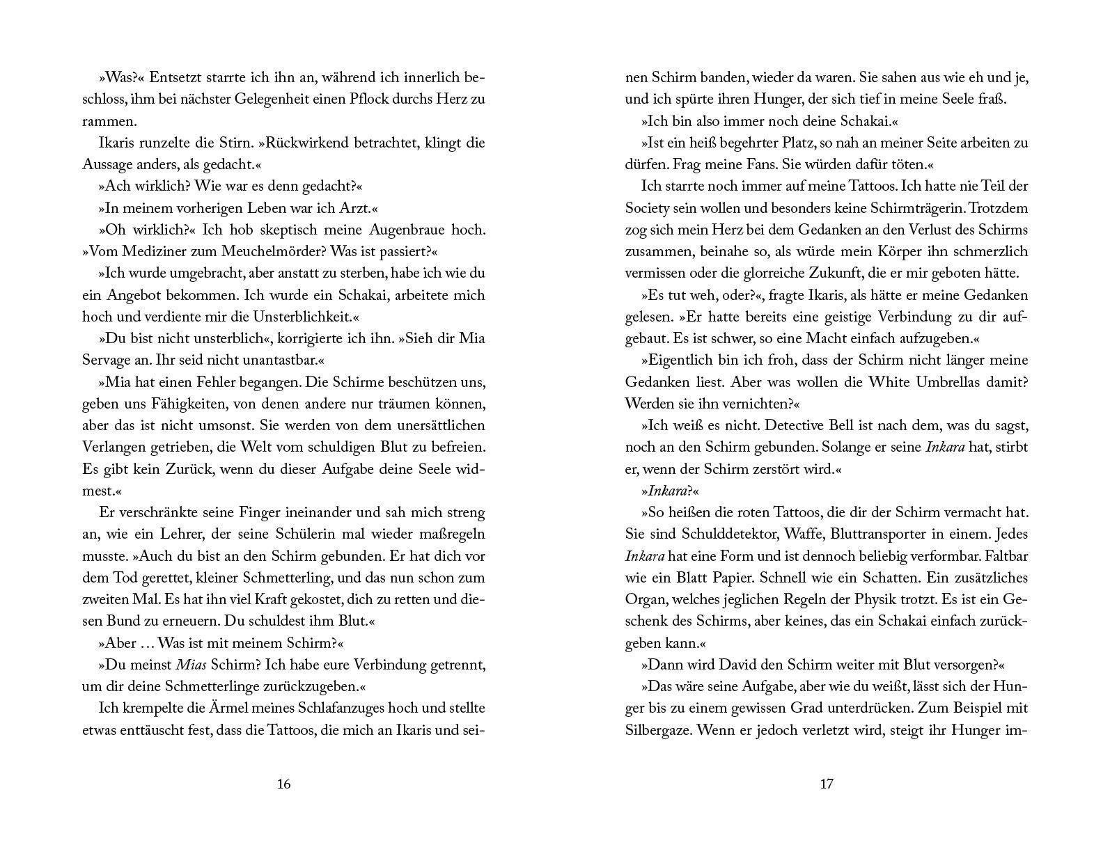 Beispielinhalt (Bild) Red Umbrella Society - Der Biss der Schlange