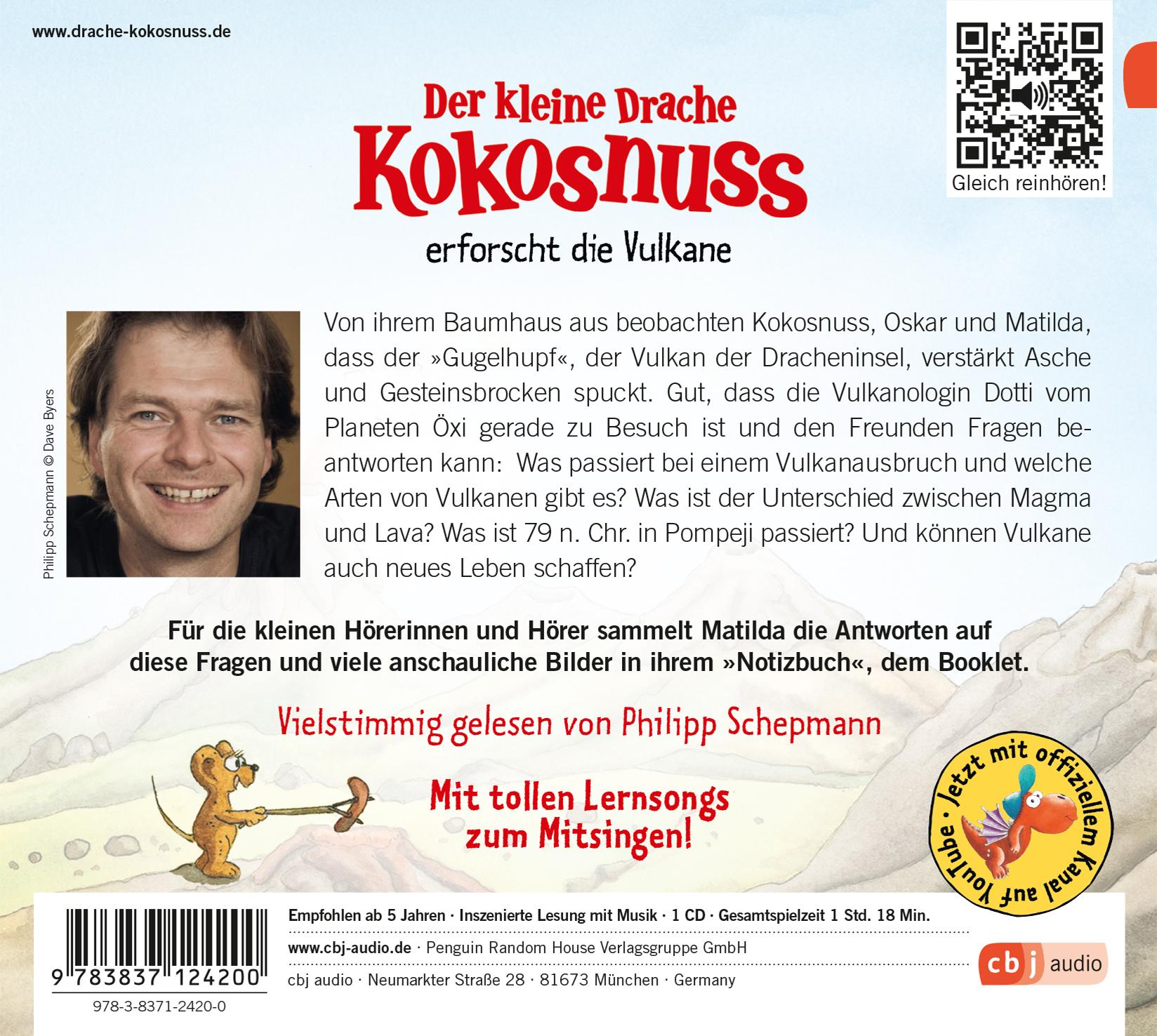 Beispielinhalt (Bild) Alles klar! Der kleine Drache Kokosnuss erforscht die Vulkane